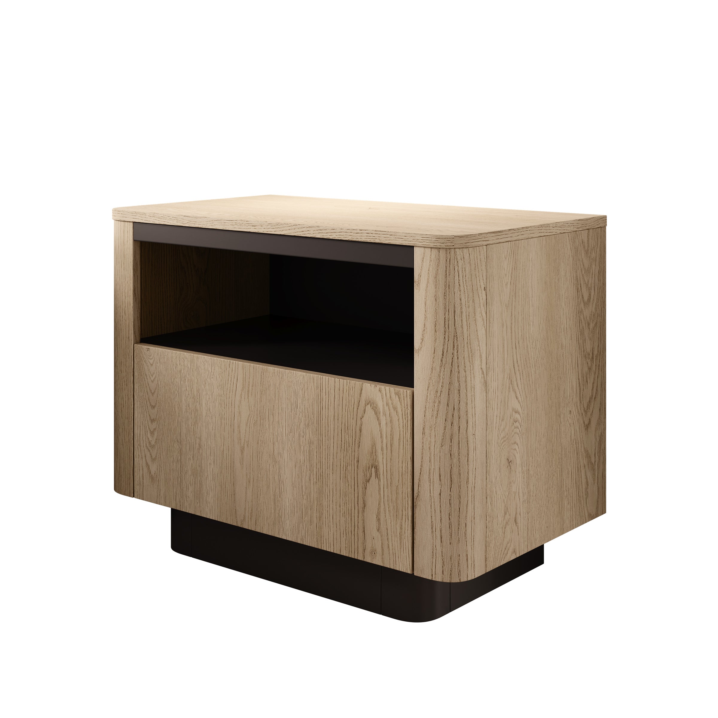 Taywan - Nachtkastje - Eiken - 63x38x51 cm