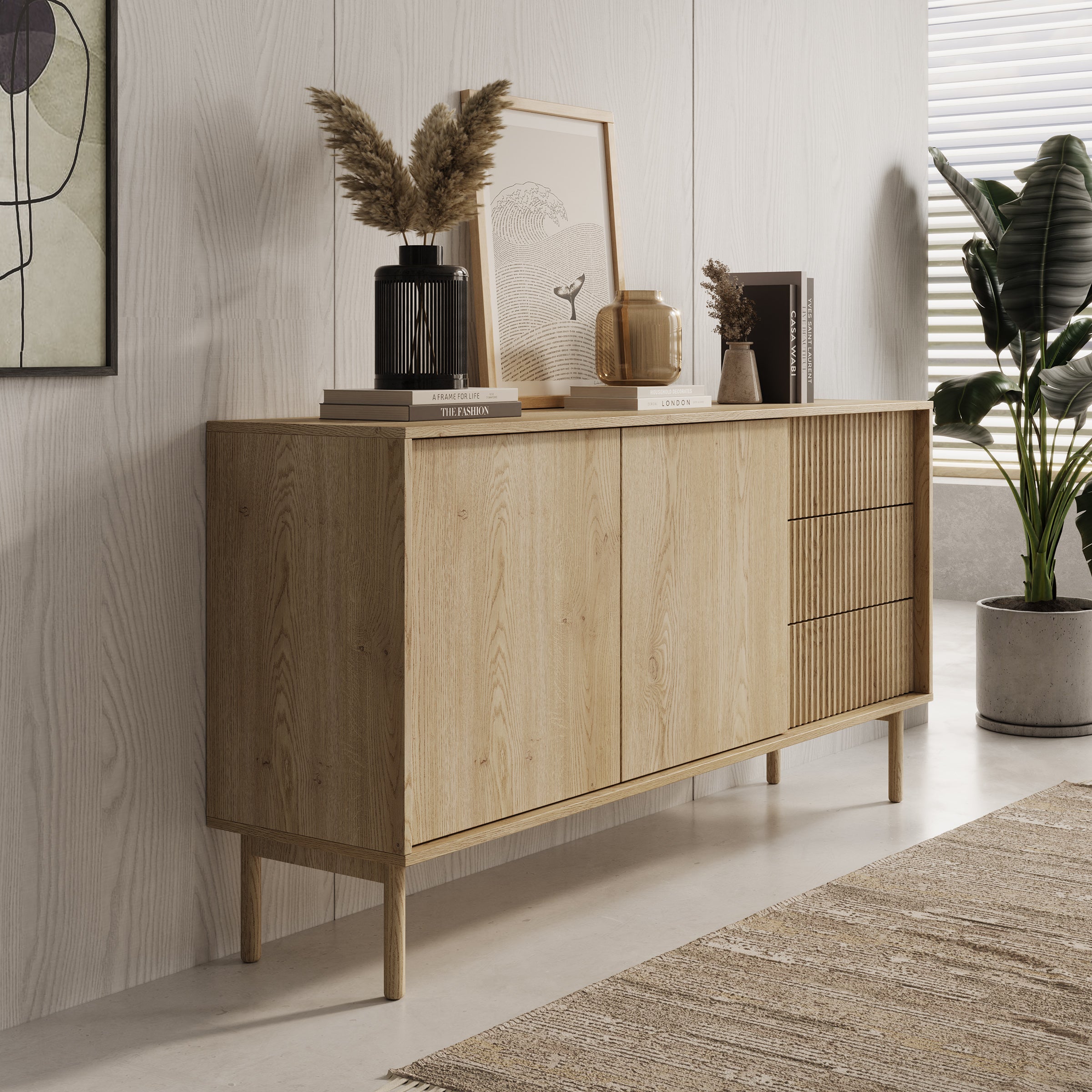 Tenerife - Dressoir - Eiken - 154x40x80 cm