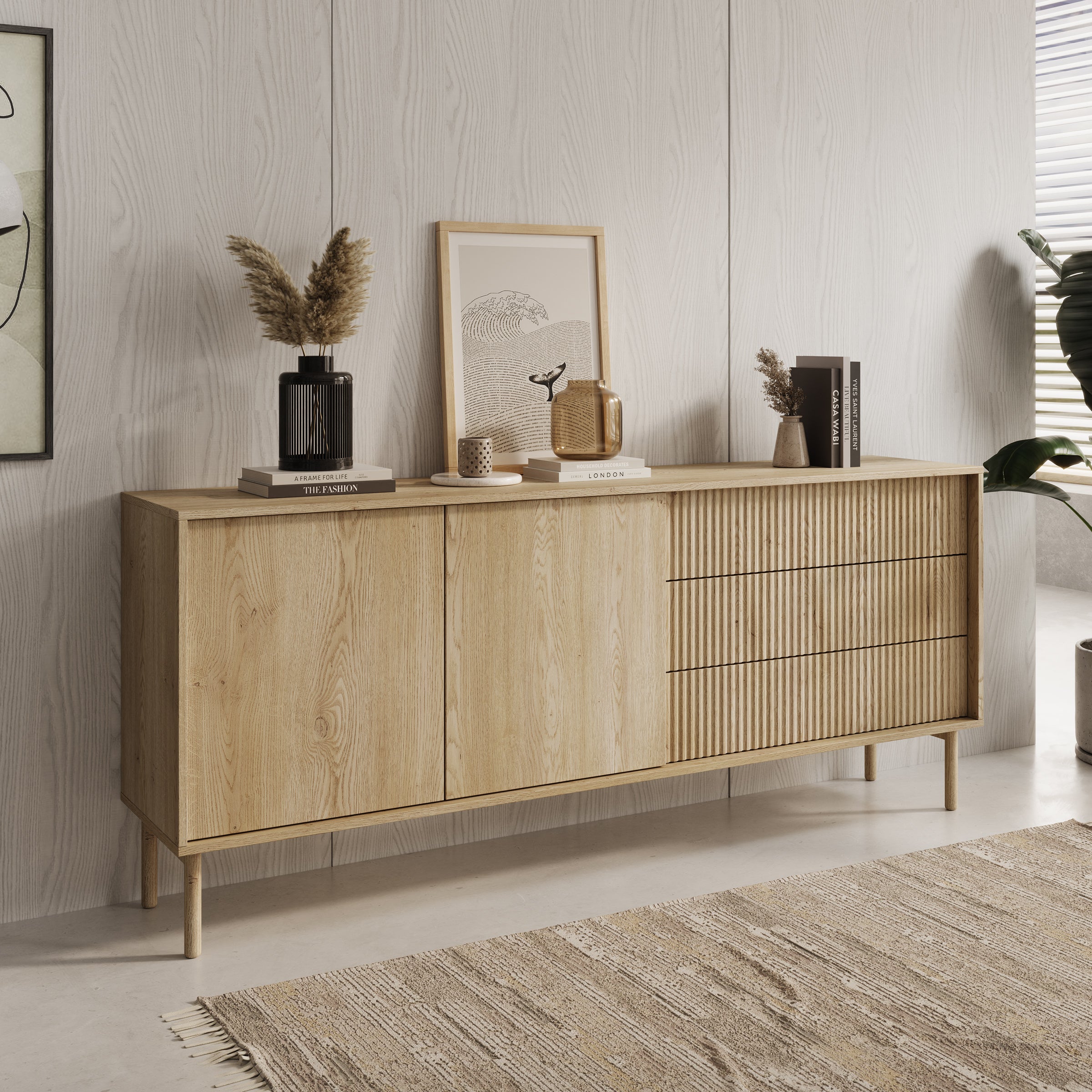 Tenerife - Dressoir - Eiken - 187x40x80 cm