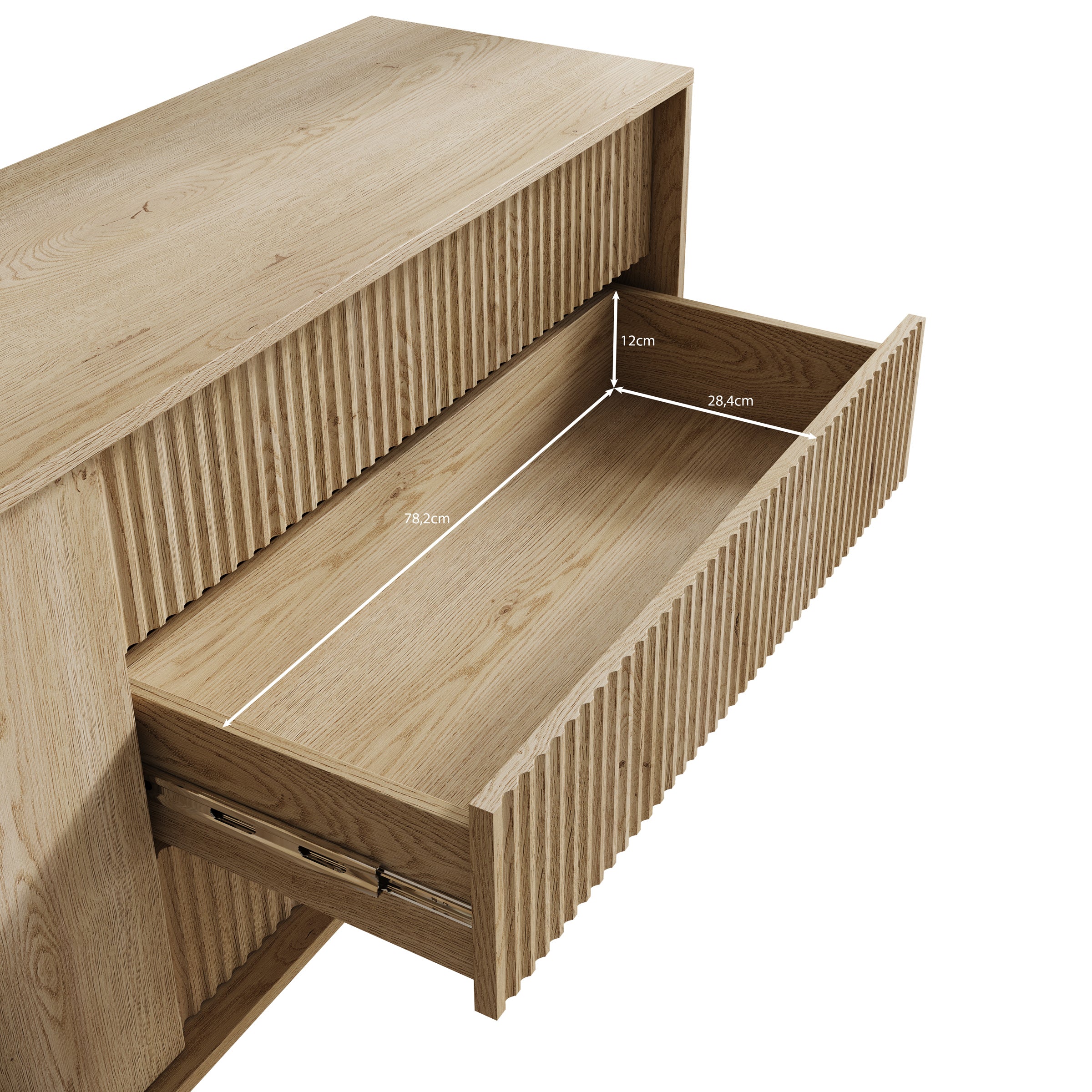 Tenerife - Dressoir - Eiken - 187x40x80 cm