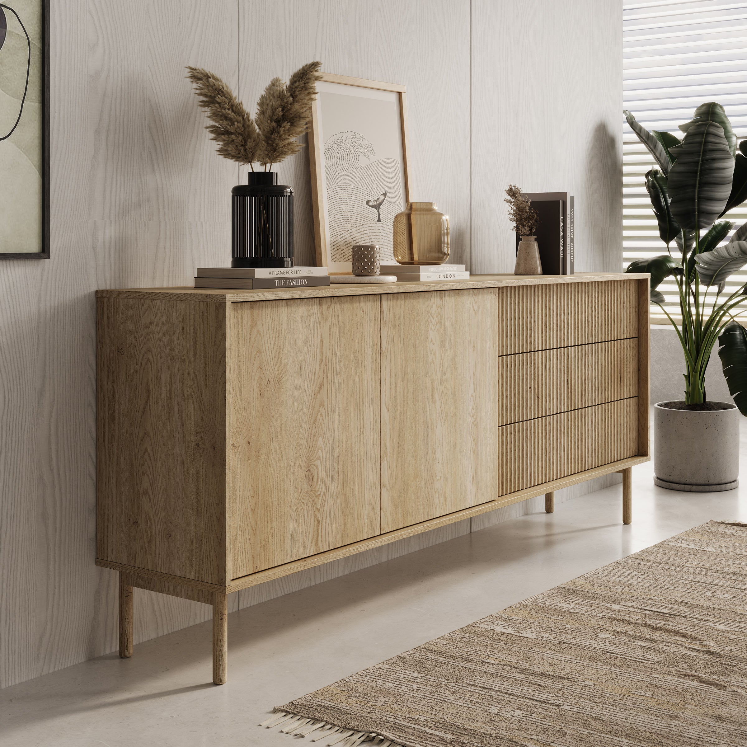 Tenerife - Dressoir - Eiken - 187x40x80 cm