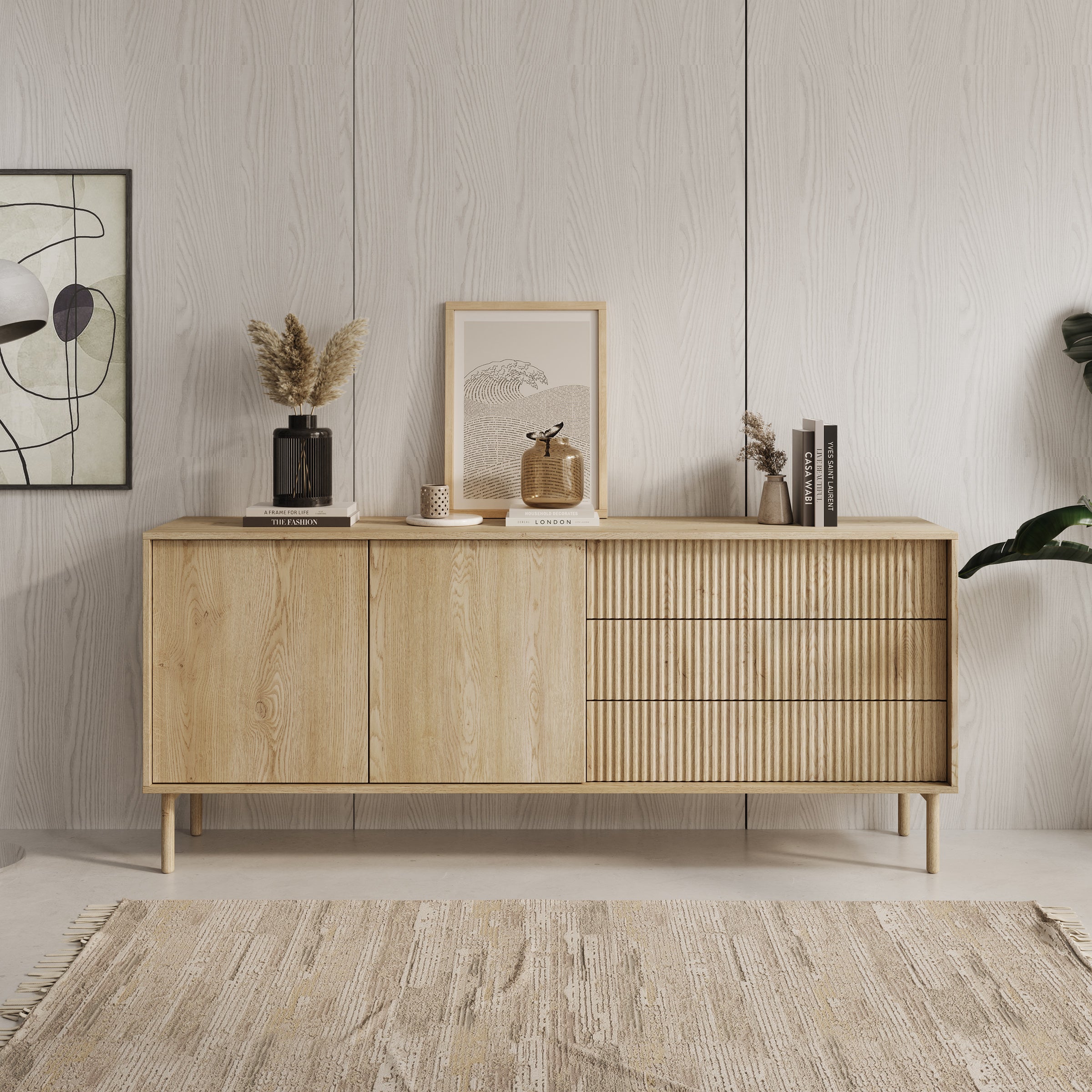 Tenerife - Dressoir - Eiken - 187x40x80 cm