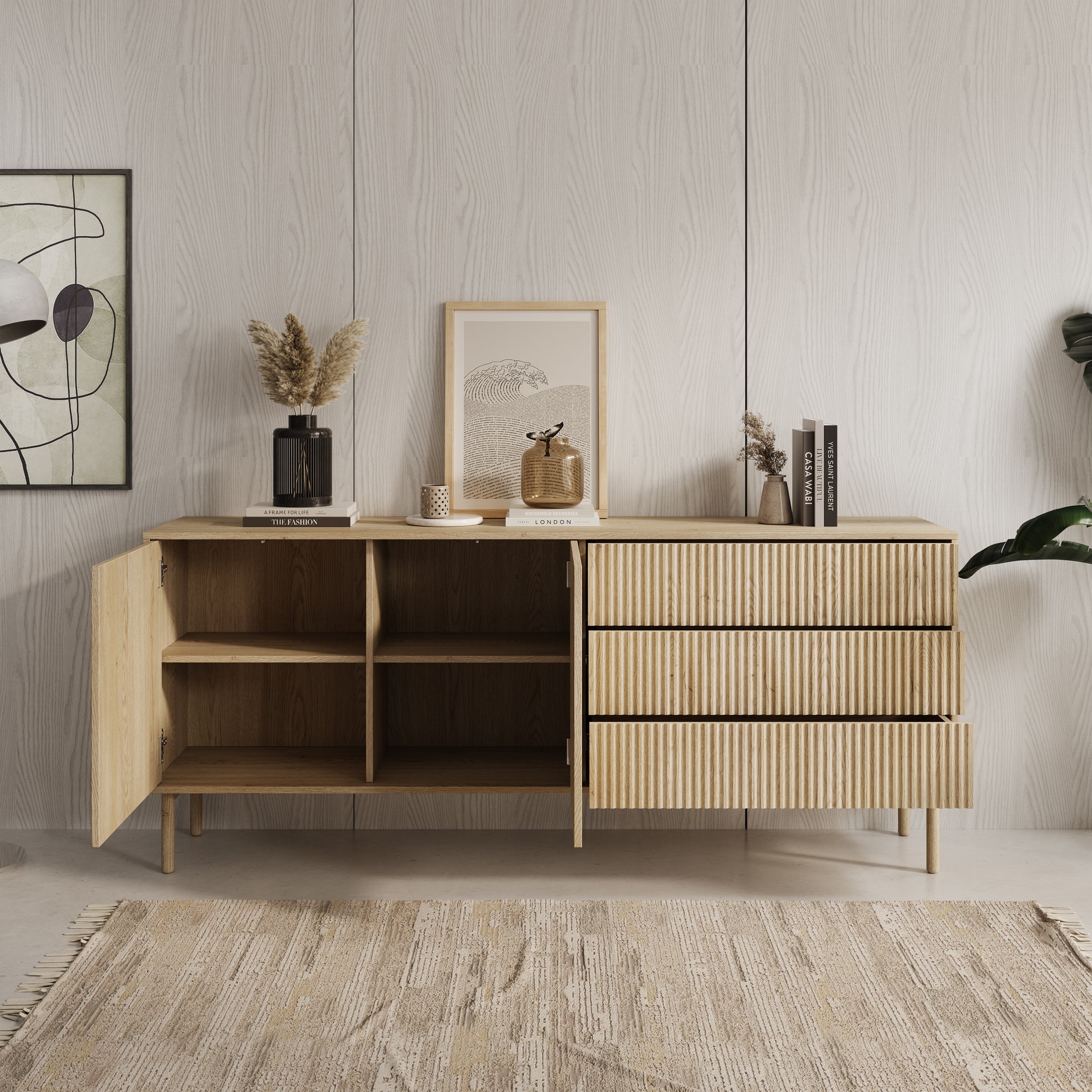 Tenerife - Dressoir - Eiken - 187x40x80 cm