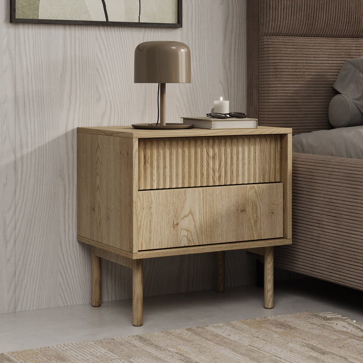 Tenerife - Nachtkastje - Eiken - 54x40x55 cm