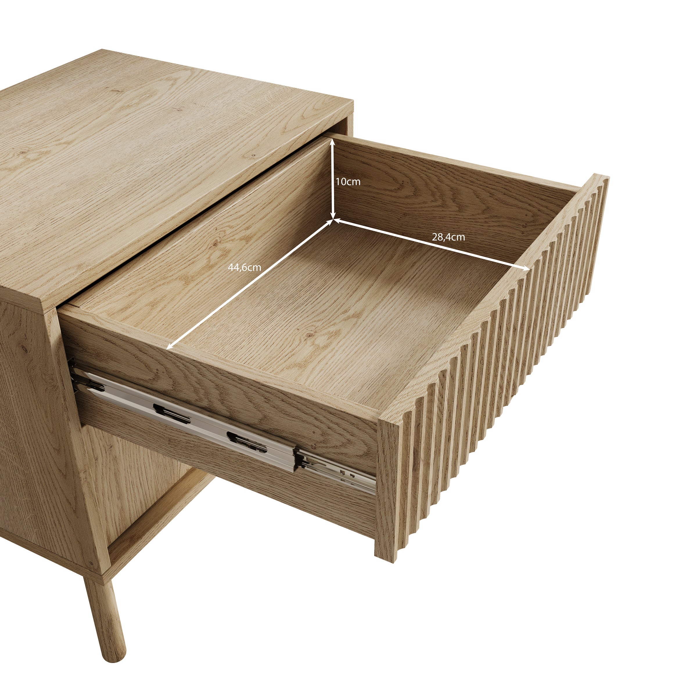 Tenerife - Nachtkastje - Eiken - 54x40x55 cm