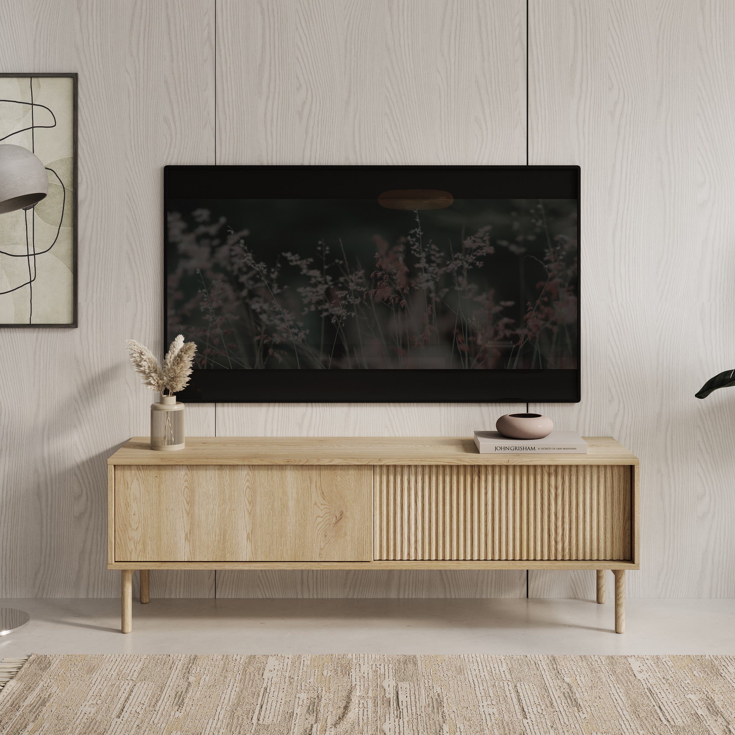 Tenerife - TV-Meubel - Eiken - 154x40x55 cm