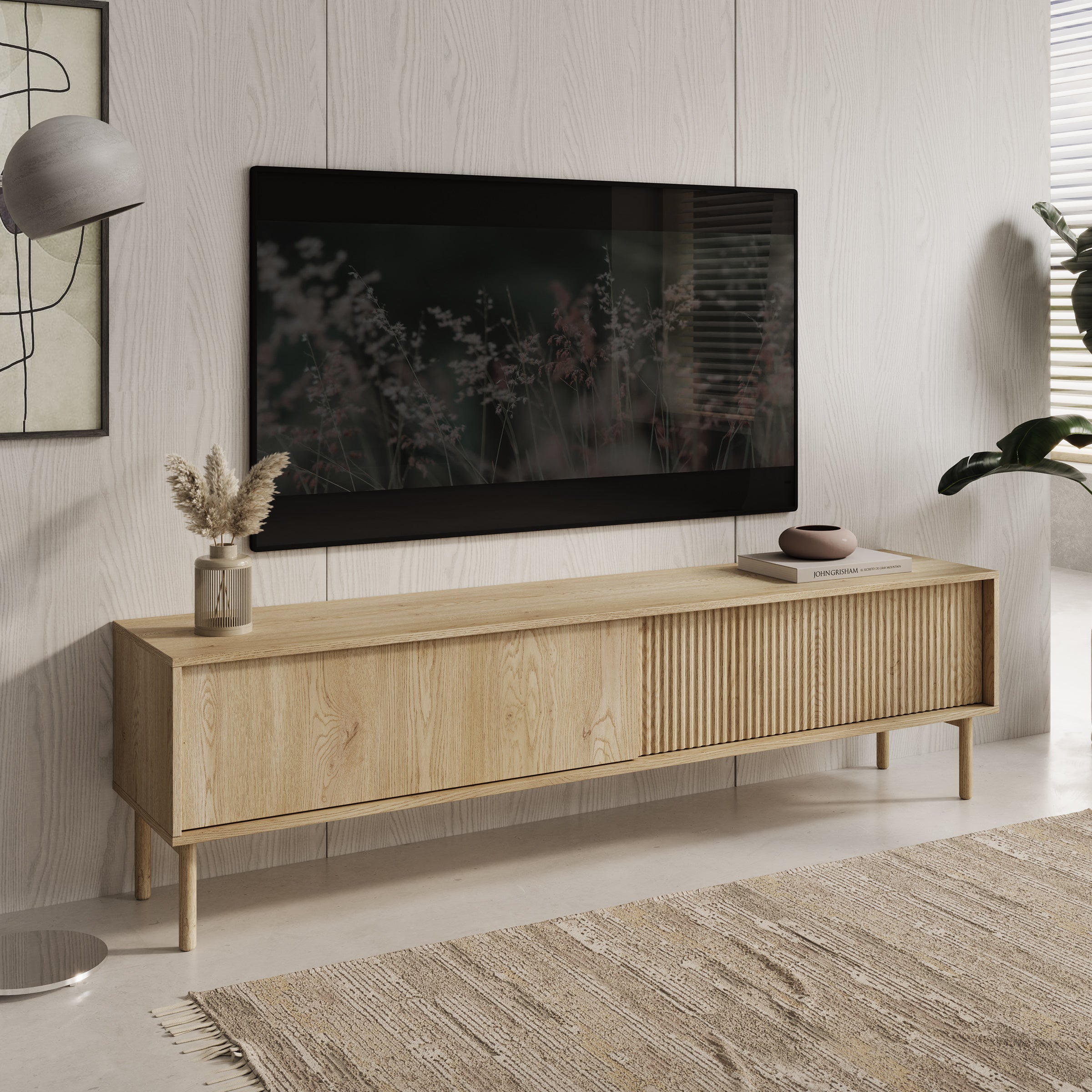 Tenerife - TV-Meubel - Eiken - 187x40x55 cm