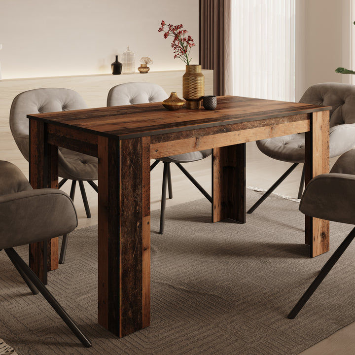 Theodore - Eetkamertafel - Old wood - 138x76x77 cm