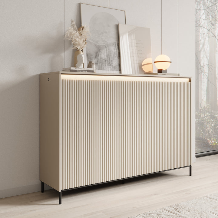 Timoteo - Dressoir - Beige - 152x40x105 cm