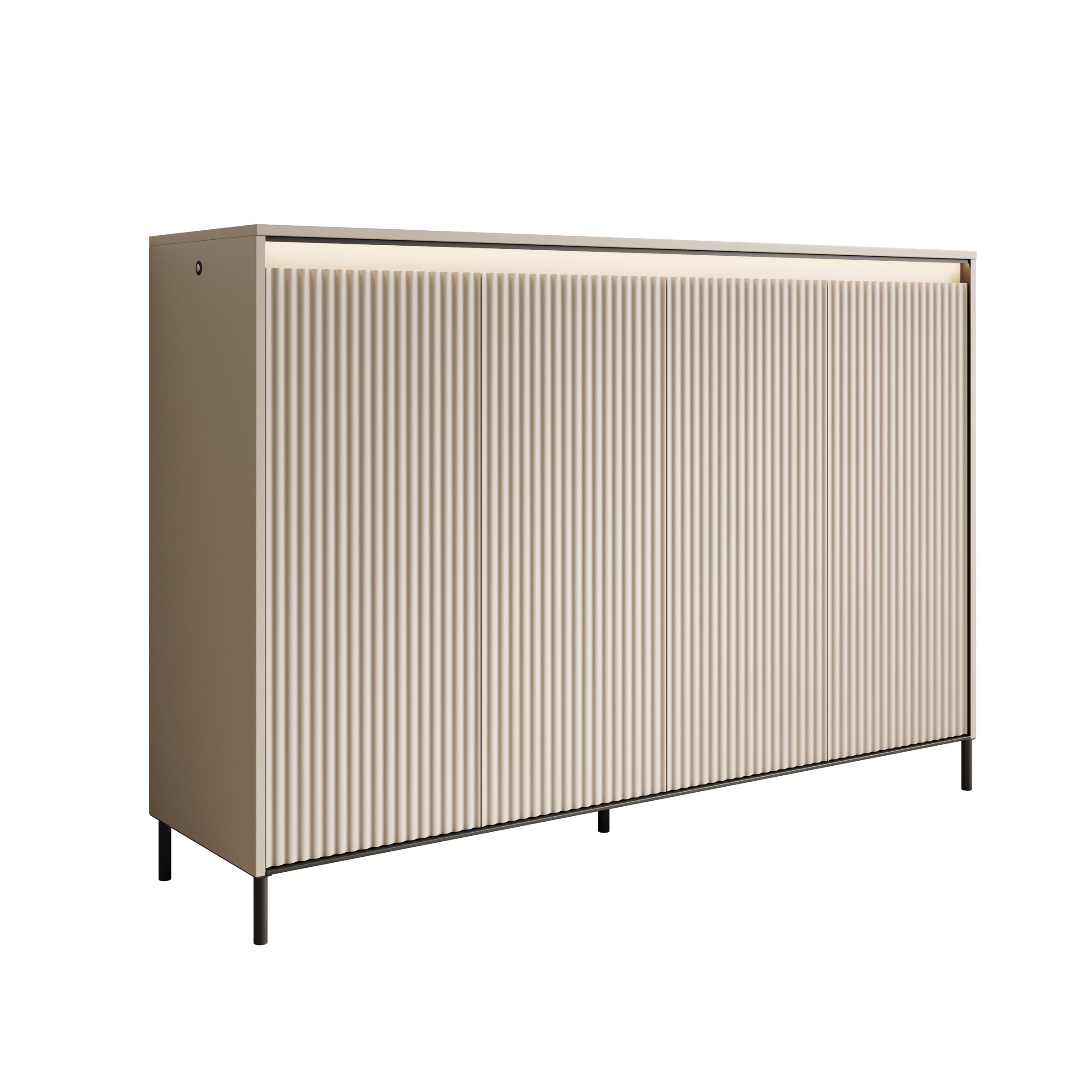 Timoteo - Dressoir - Beige - 152x40x105 cm