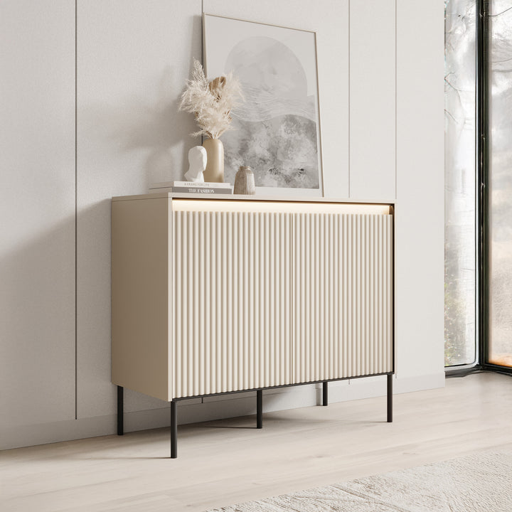 Timoteo - Dressoir - Beige - 98x40x83 cm