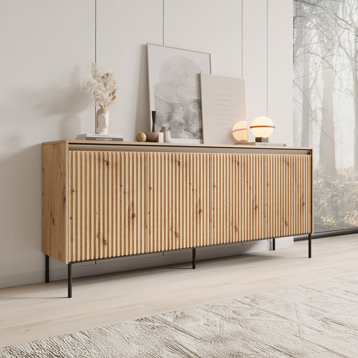 Timoteo - Dressoir - Eiken - 193x40x83 cm