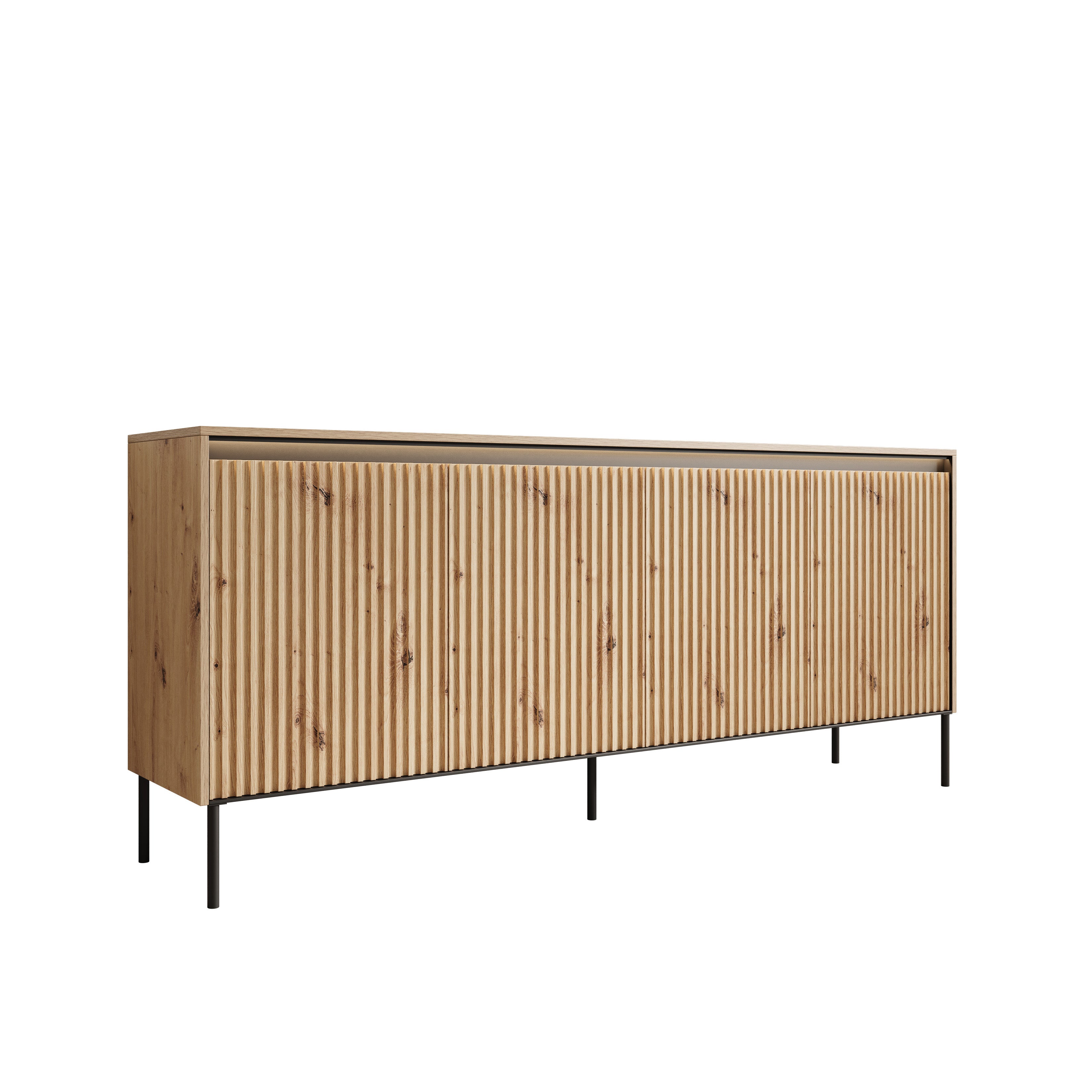Timoteo - Dressoir - Eiken - 193x40x83 cm