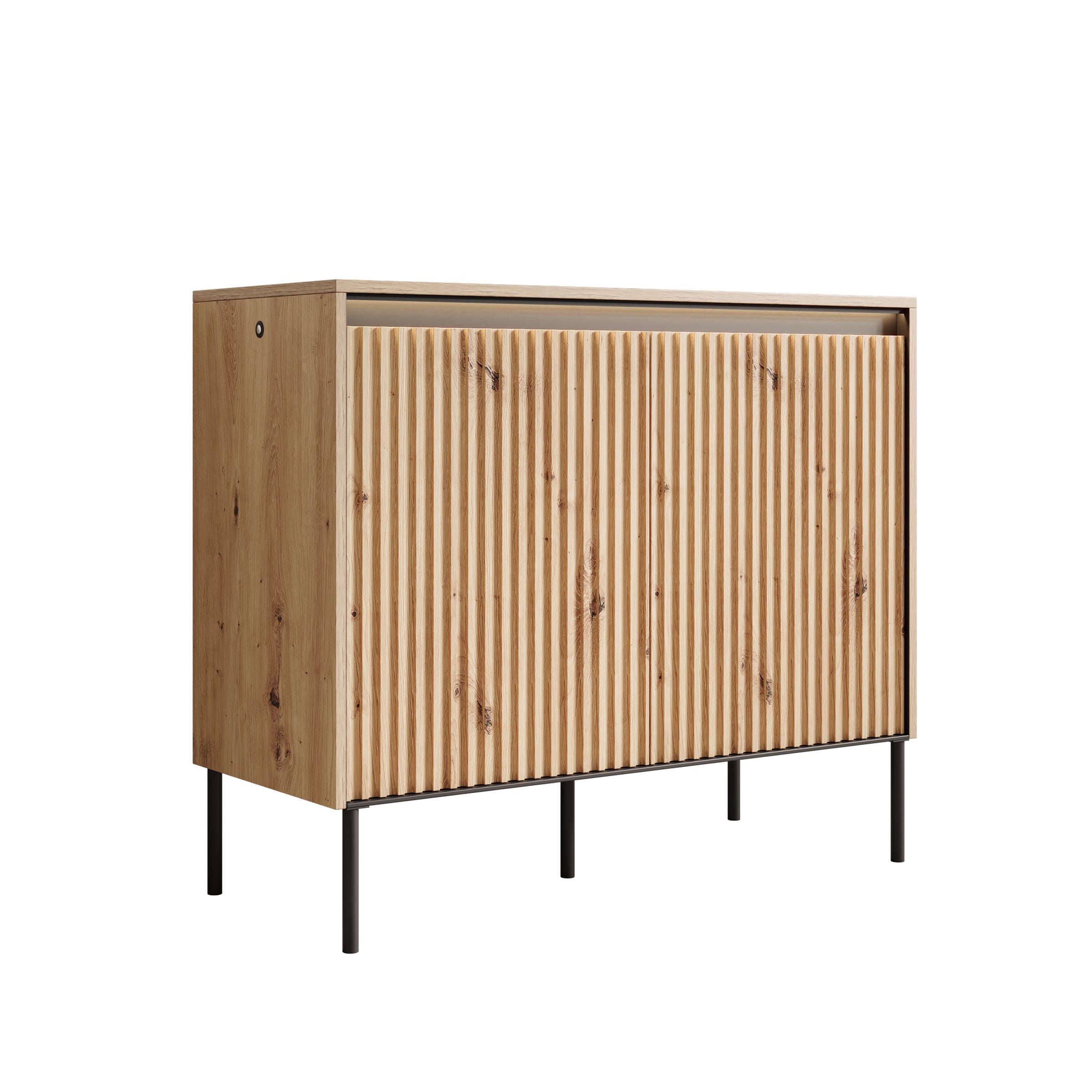 Timoteo - Dressoir - Eiken - 98x40x83 cm