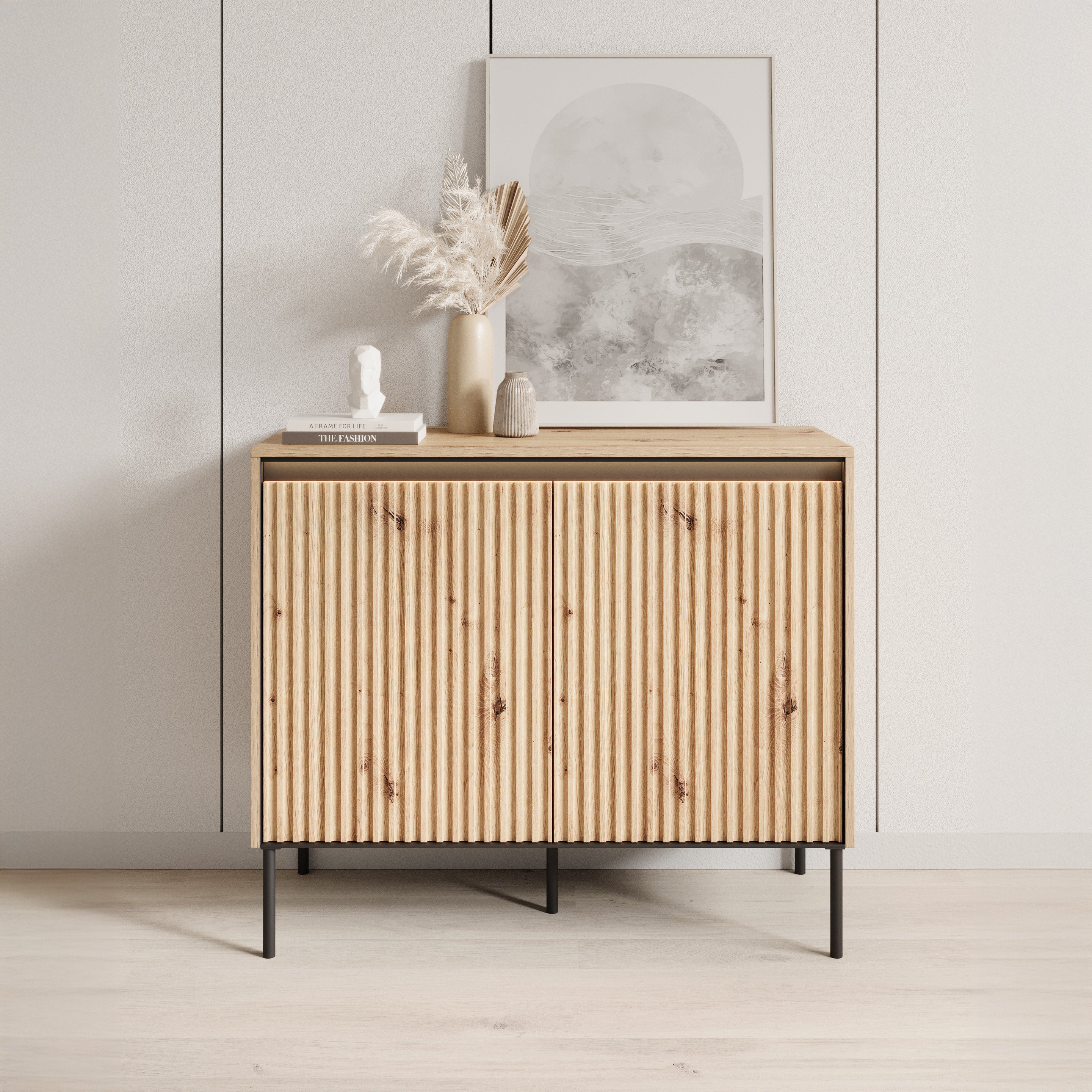 Timoteo - Dressoir - Eiken - 98x40x83 cm