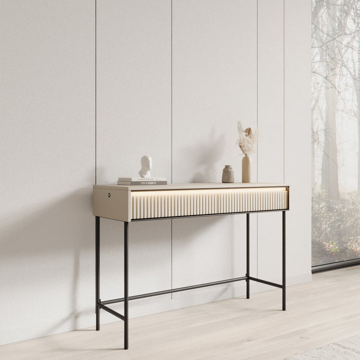 Timoteo - Kaptafel - Beige - 112x40x78 cm