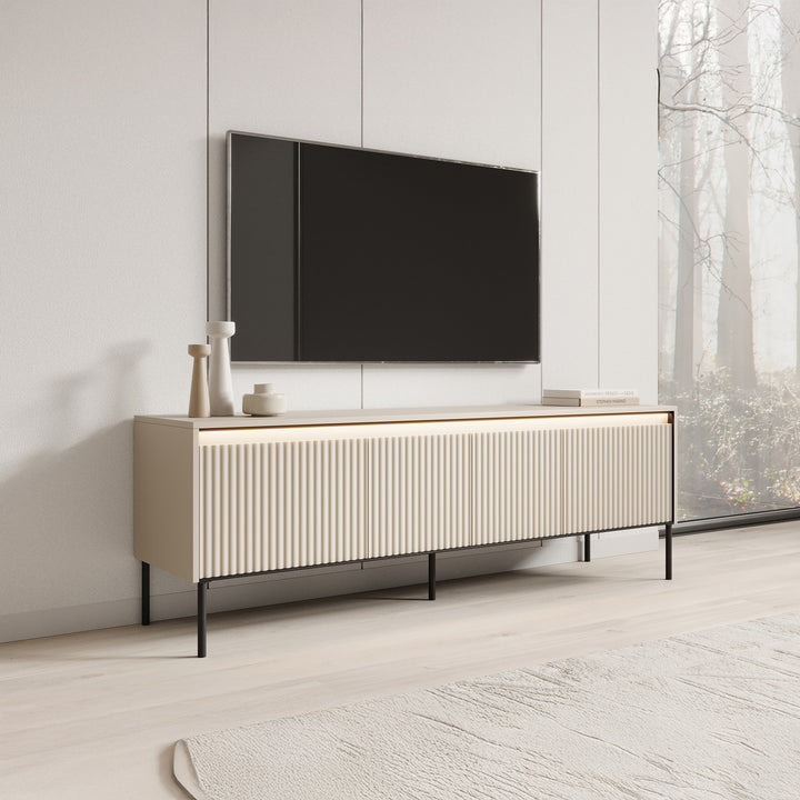 Timoteo - TV-Meubel - Beige  - 167x40x56 cm