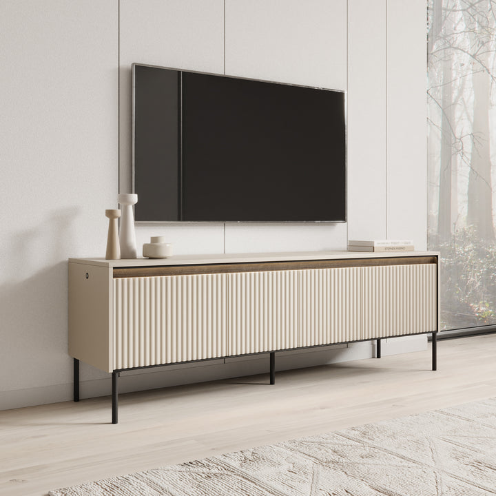 Timoteo - TV-Meubel - Beige  - 167x40x56 cm