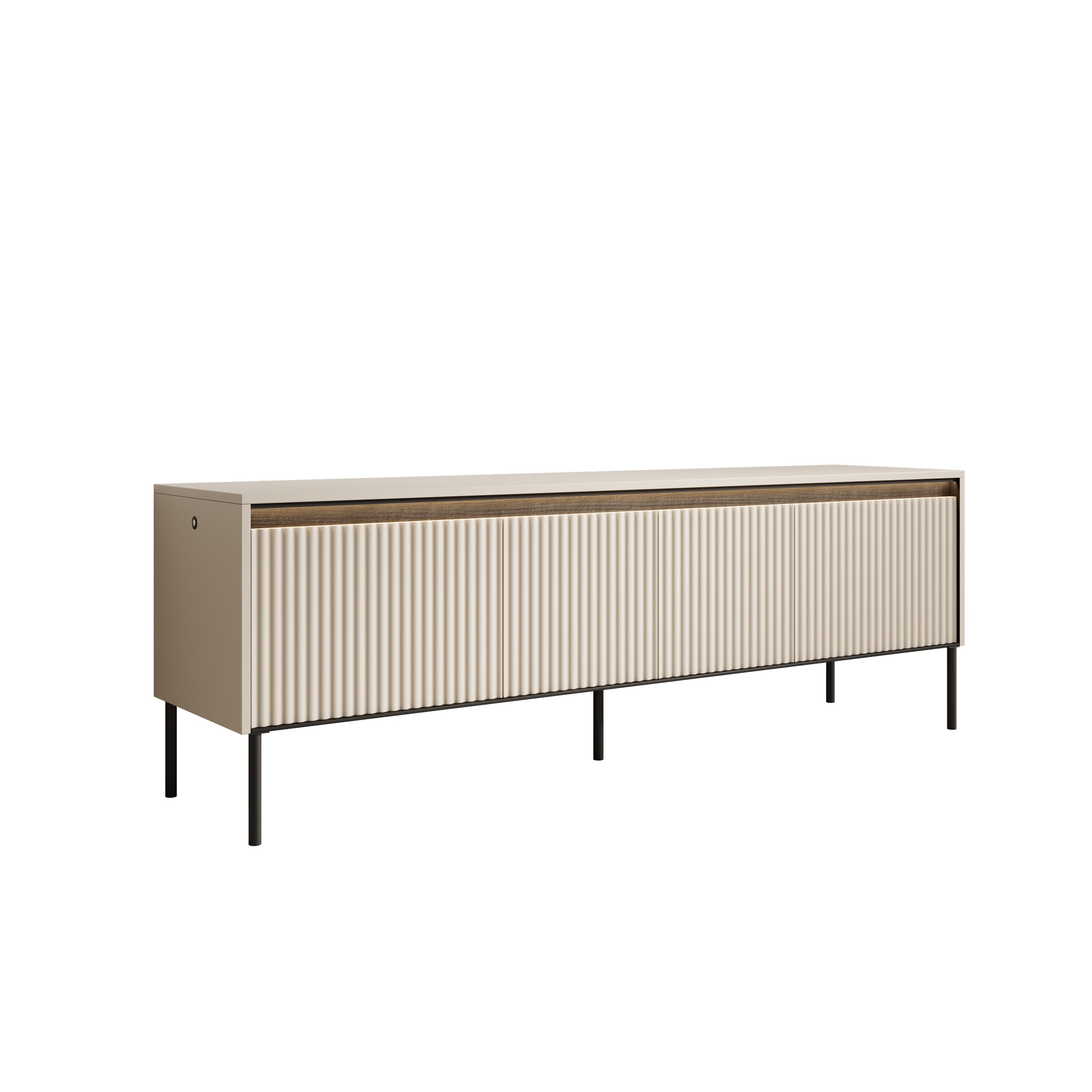Timoteo - TV-Meubel - Beige  - 167x40x56 cm