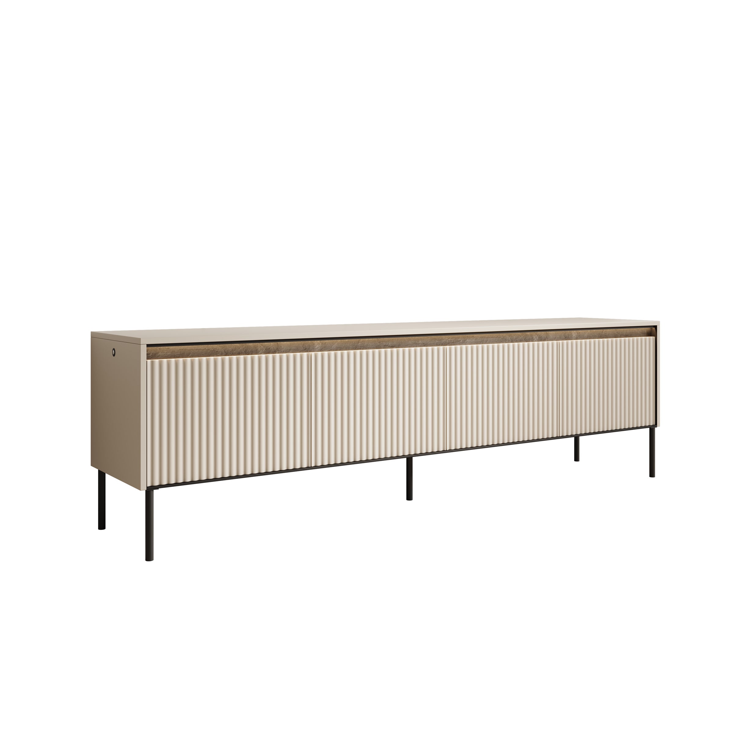 Timoteo - TV-Meubel - Beige  - 193x40x56 cm