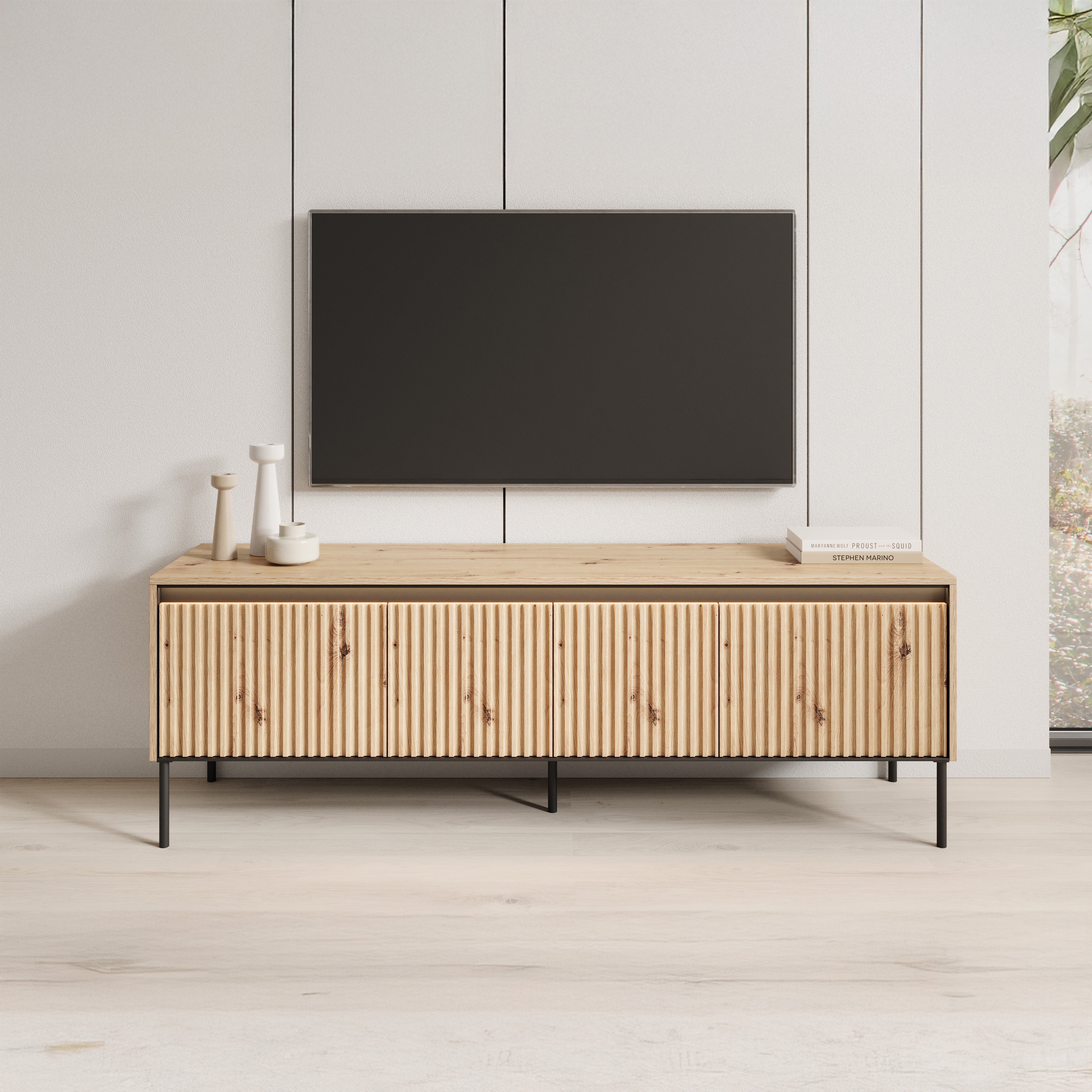 Timoteo - TV-Meubel - Eiken  - 167x40x56 cm