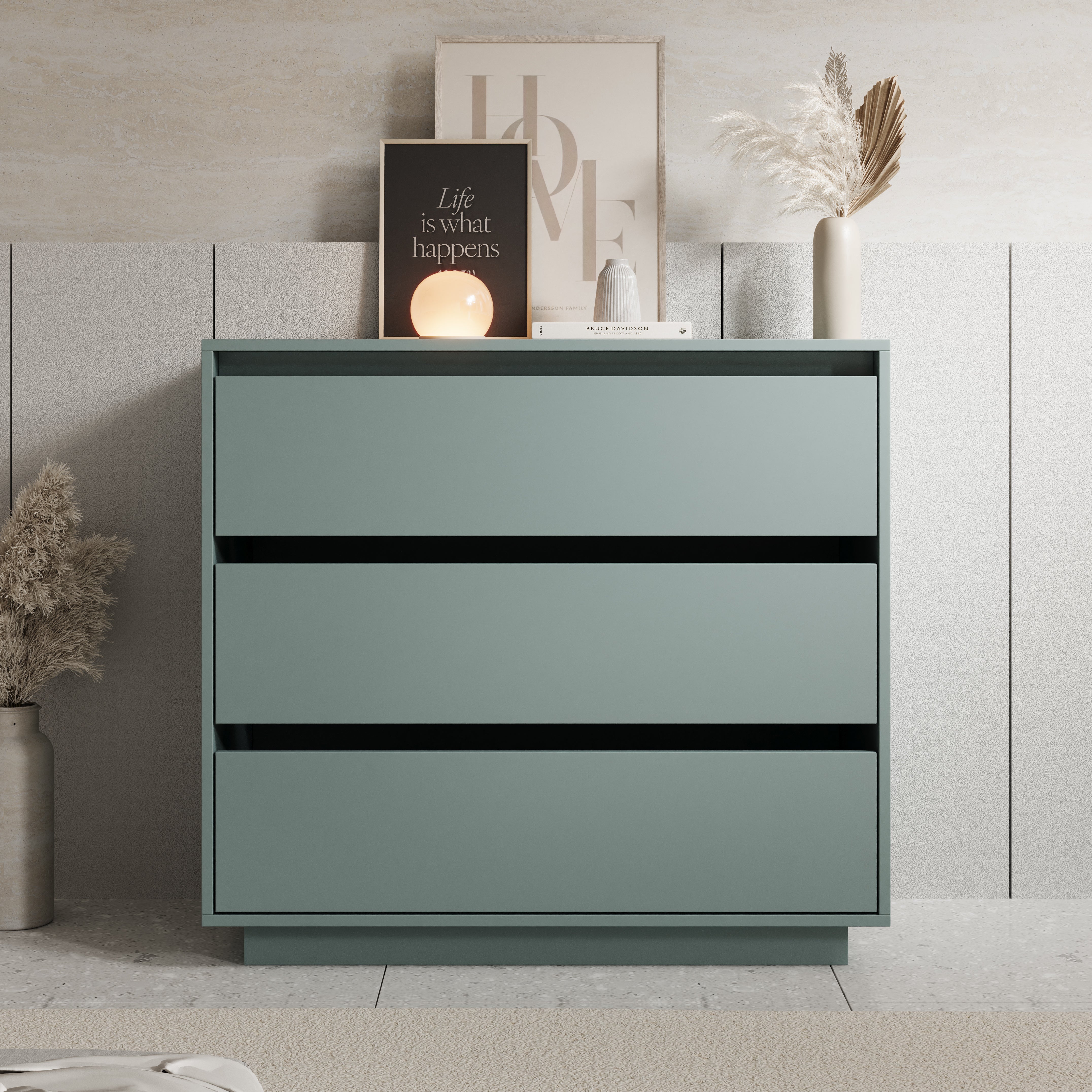 Tivaro - Ladekast - Groen - 94x41x87 cm