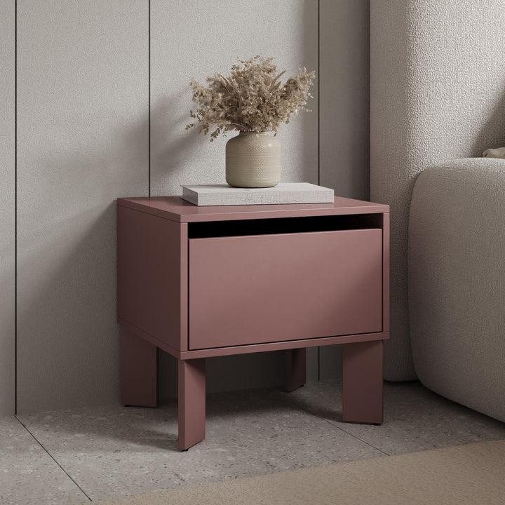 Tivaro - Nachtkastje - Terracotta - 48x41x48 cm