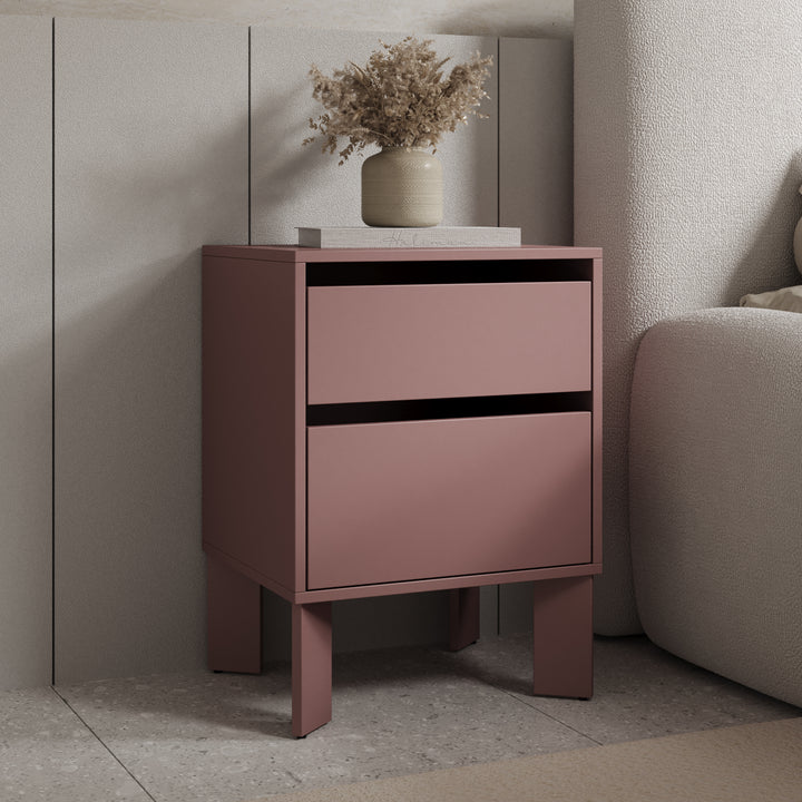 Tivaro - Nachtkastje - Terracotta - 48x41x67 cm