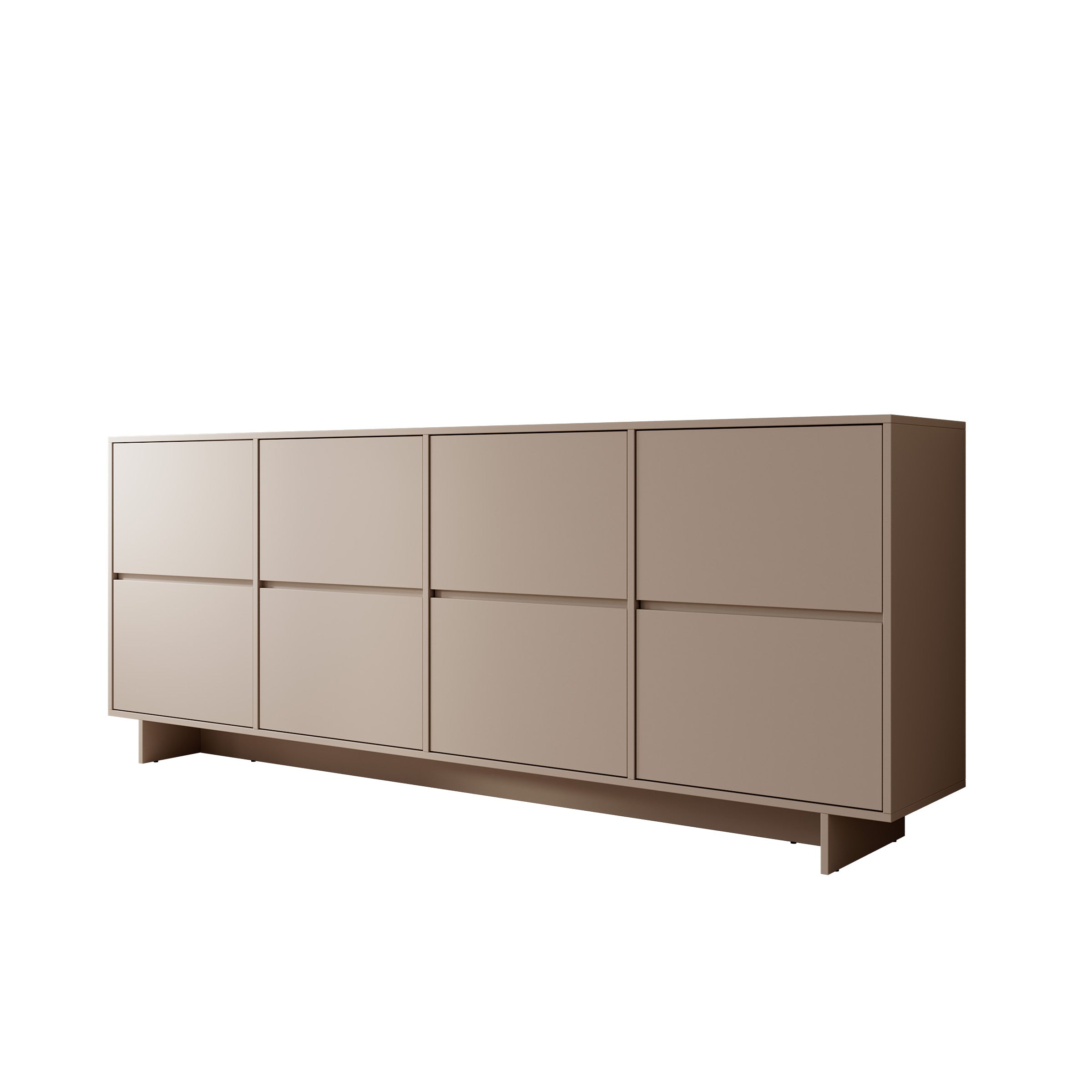 Toka - Dressoir - Beige - 221x42x88 cm