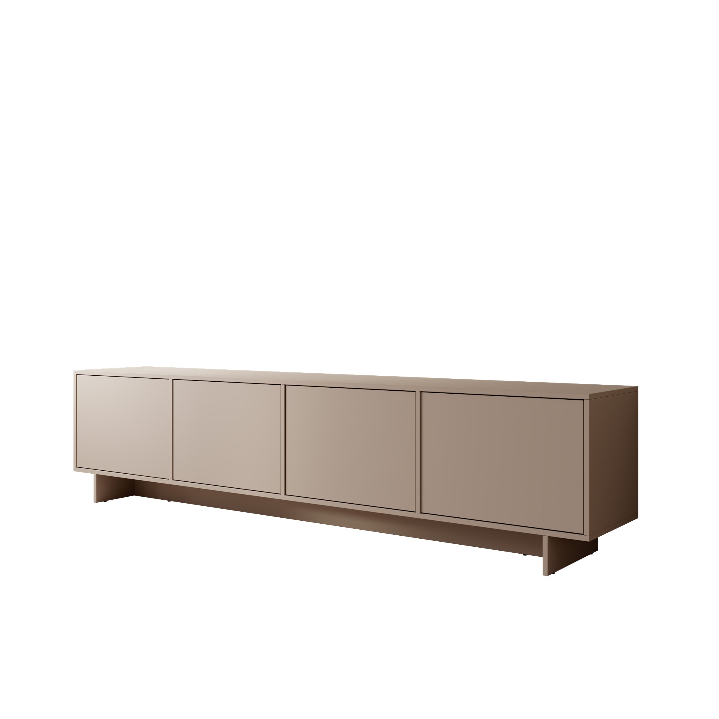 Toka - TV-Meubel - Beige - 221x42x51 cm