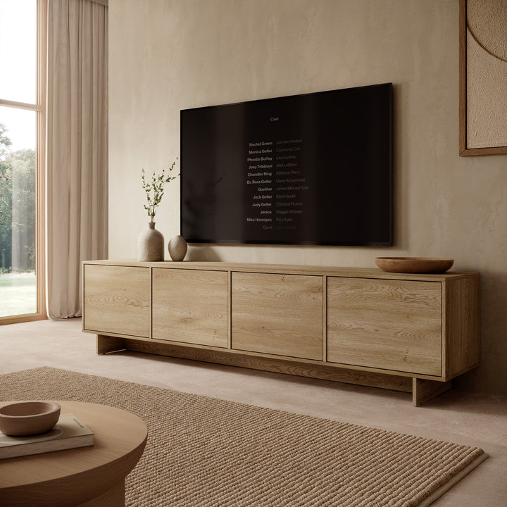 Toka - TV-Meubel - Eikenpatroon - 221x42x51 cm