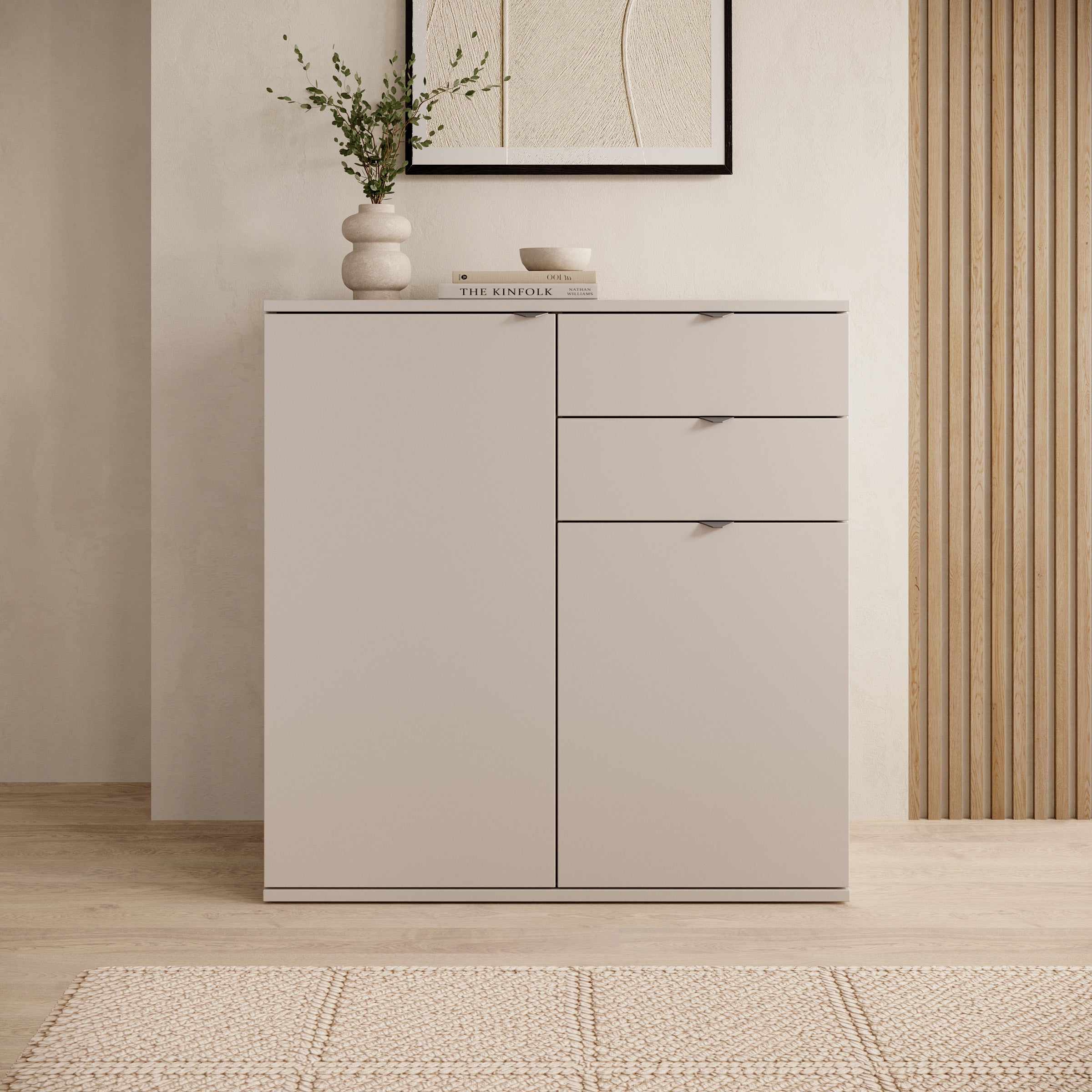 Torano - Dressoir - Beige - 80x35x84 cm