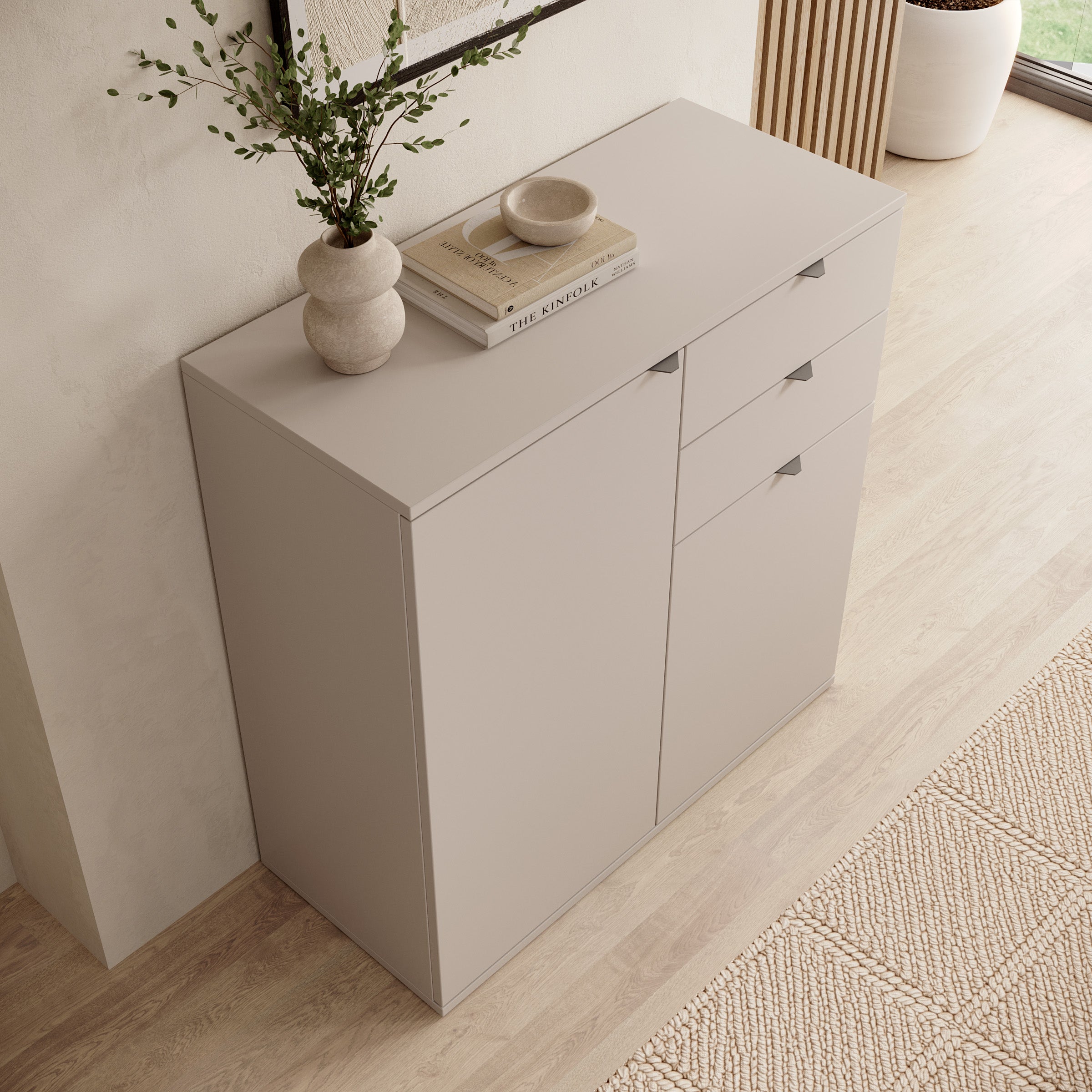 Torano - Dressoir - Beige - 80x35x84 cm