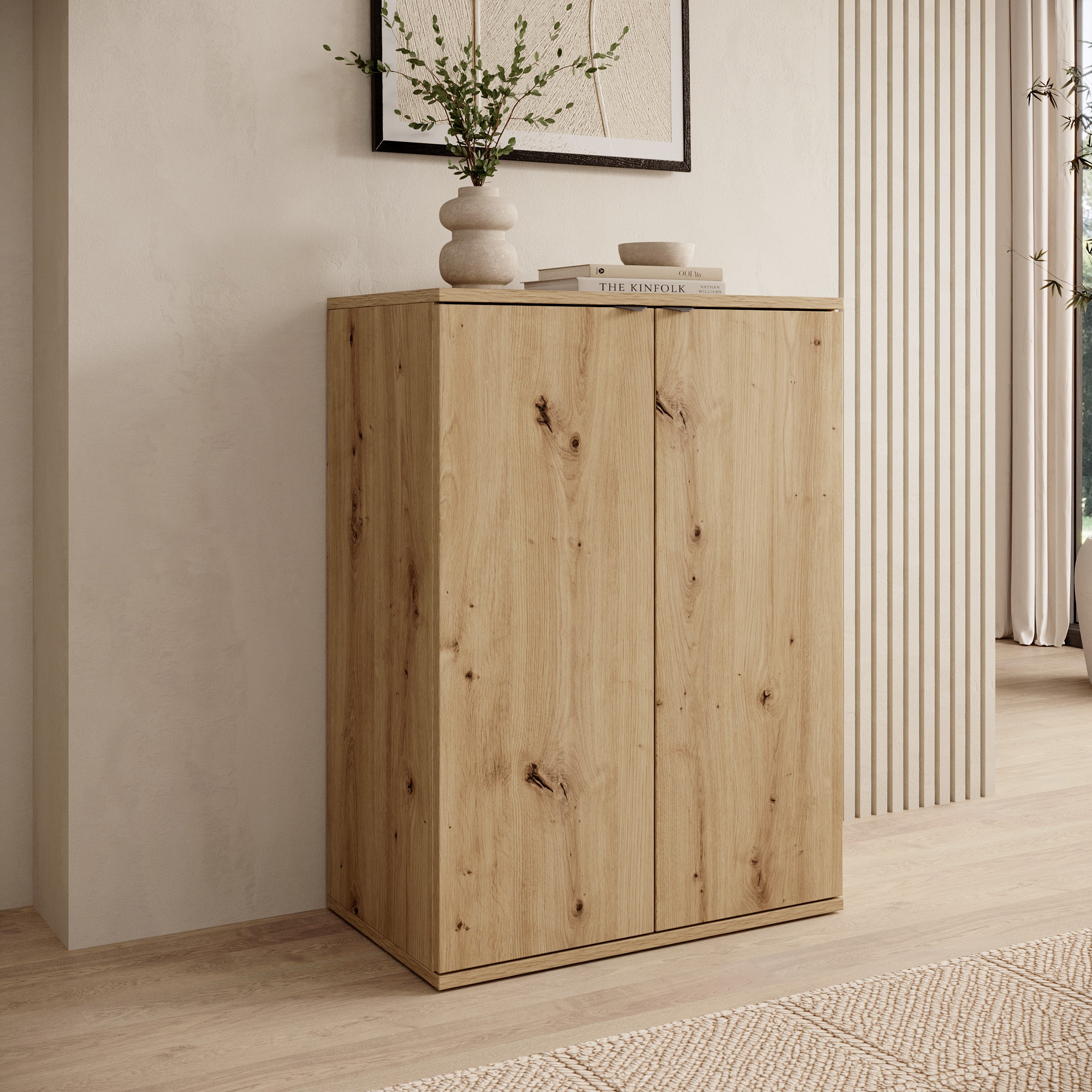 Torano - Dressoir - Eikenpatroon - 60x35x84 cm