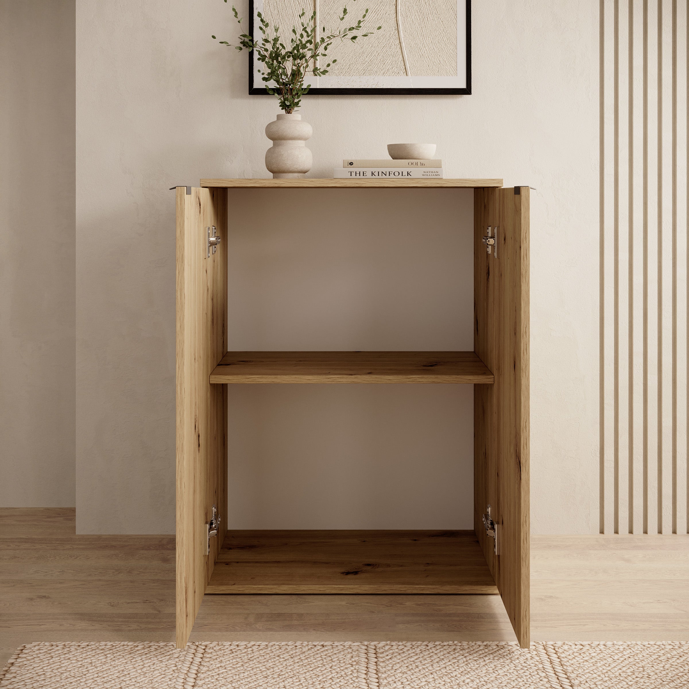 Torano - Dressoir - Eikenpatroon - 60x35x84 cm