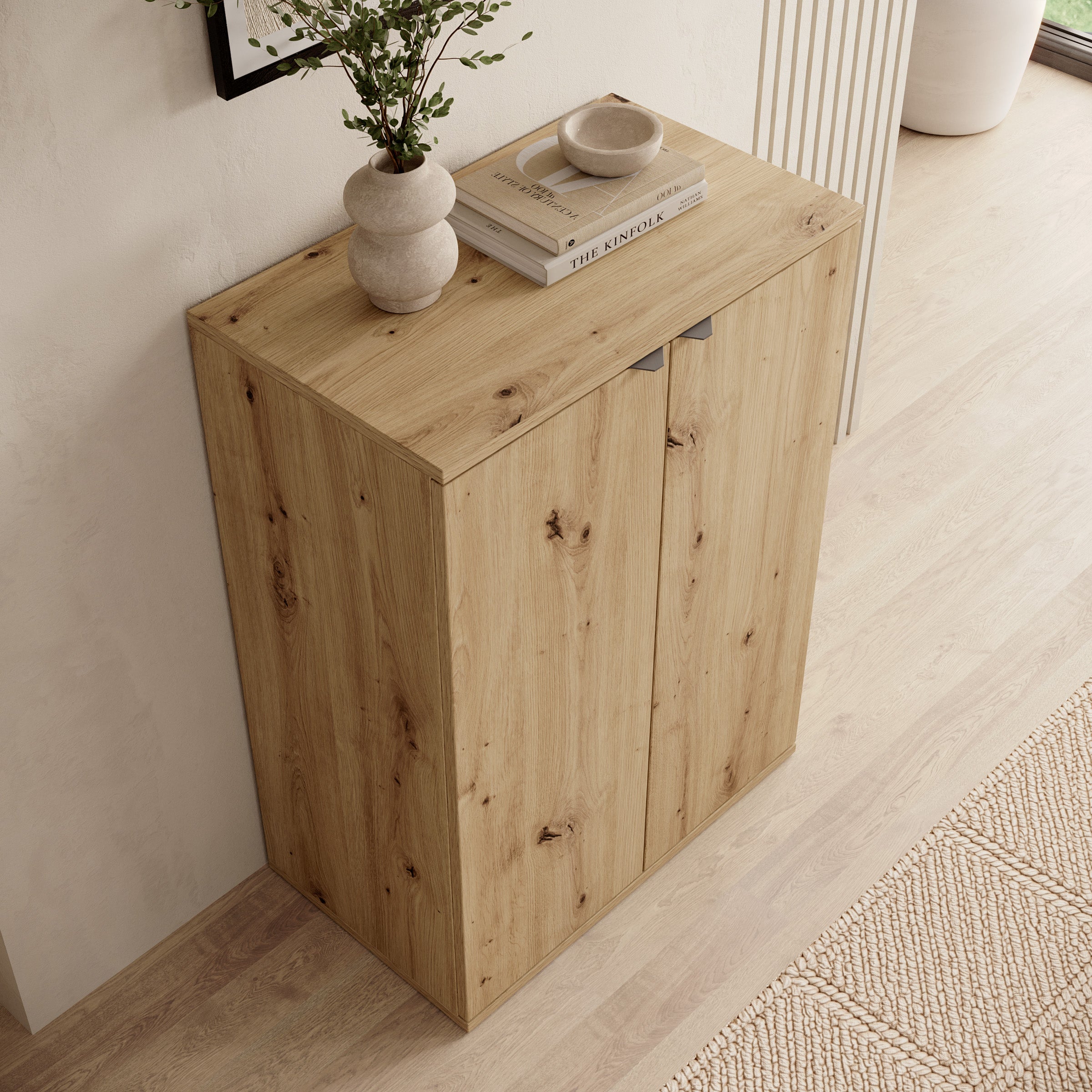 Torano - Dressoir - Eikenpatroon - 60x35x84 cm