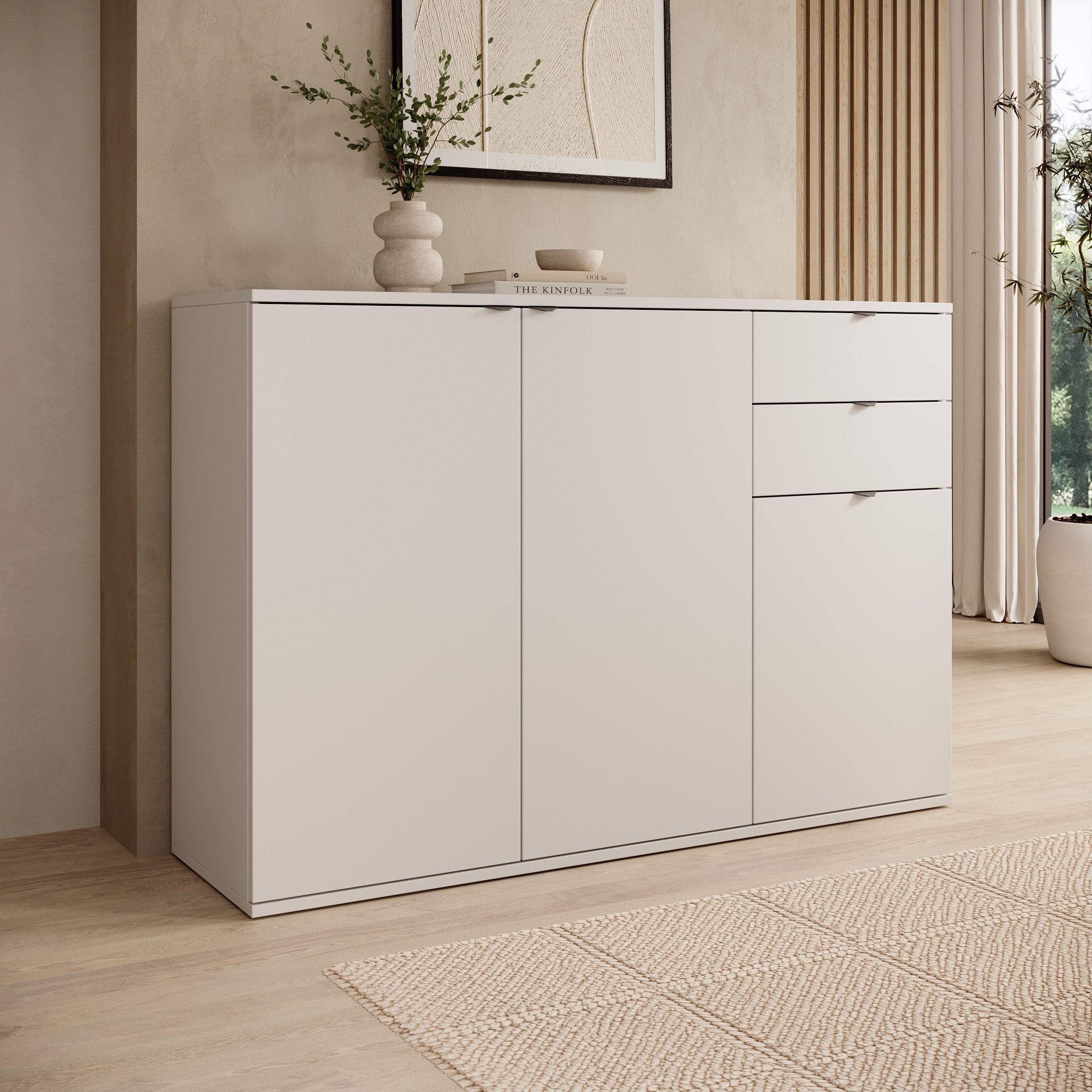 Torano - Dressoir - Wit - 120x35x84 cm
