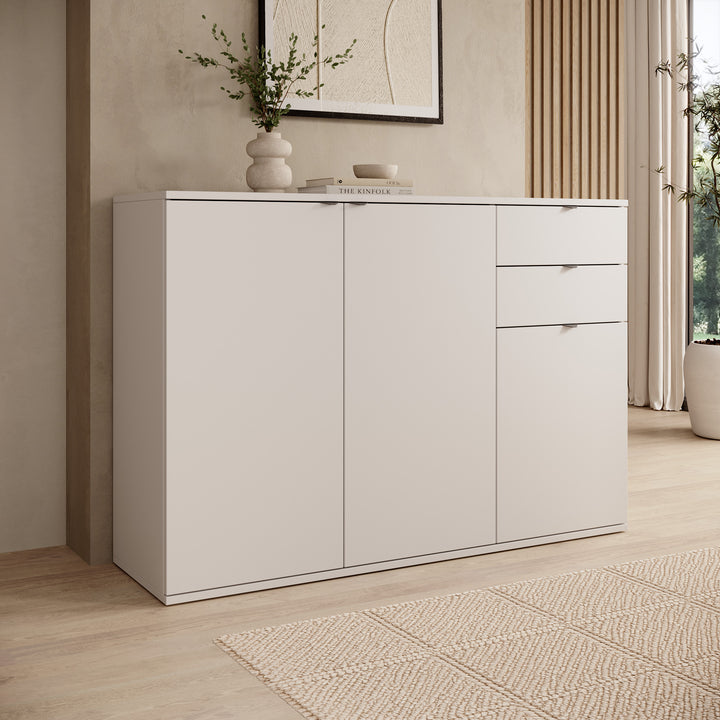 Torano - Dressoir - Wit - 120x35x84 cm