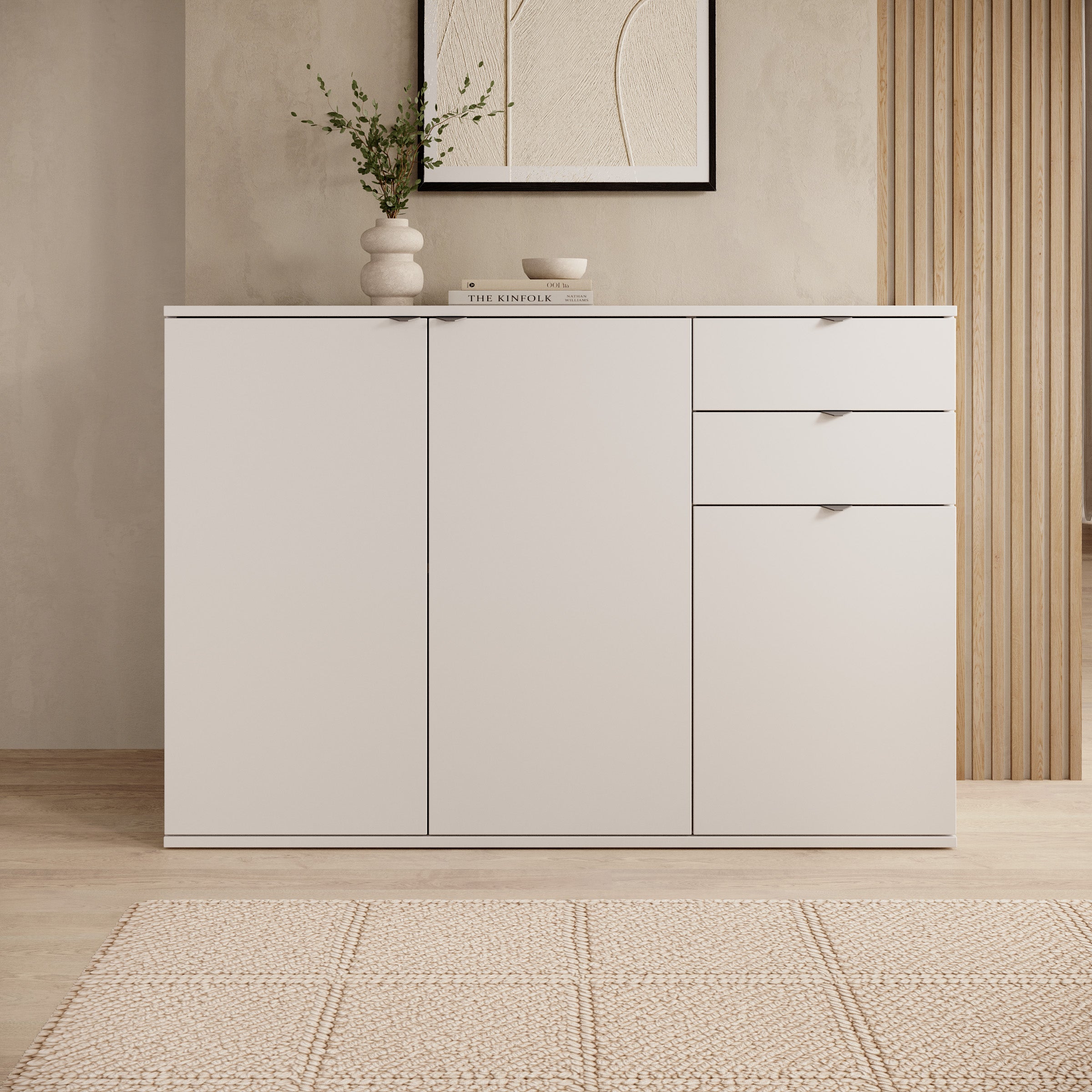 Torano - Dressoir - Wit - 120x35x84 cm