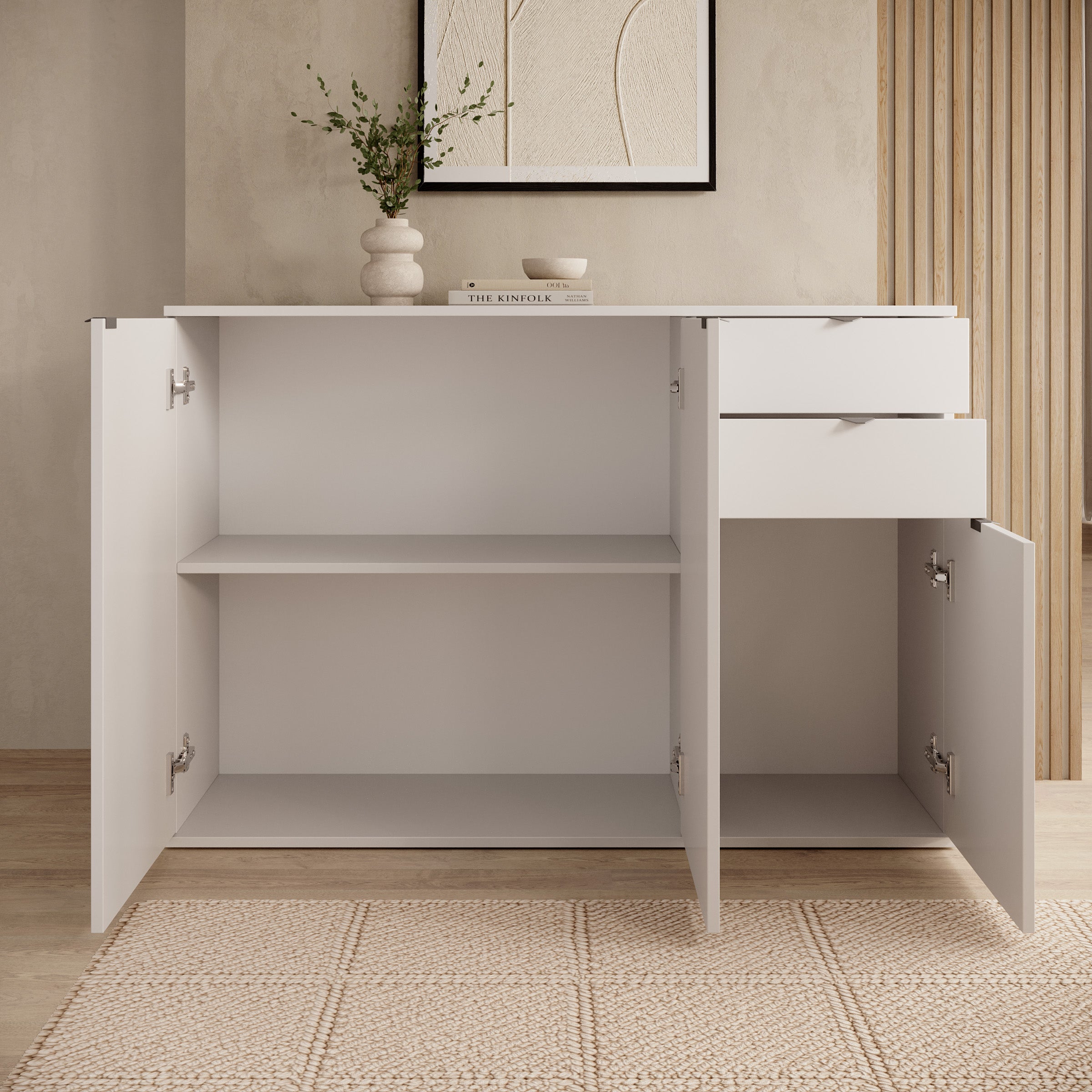 Torano - Dressoir - Wit - 120x35x84 cm