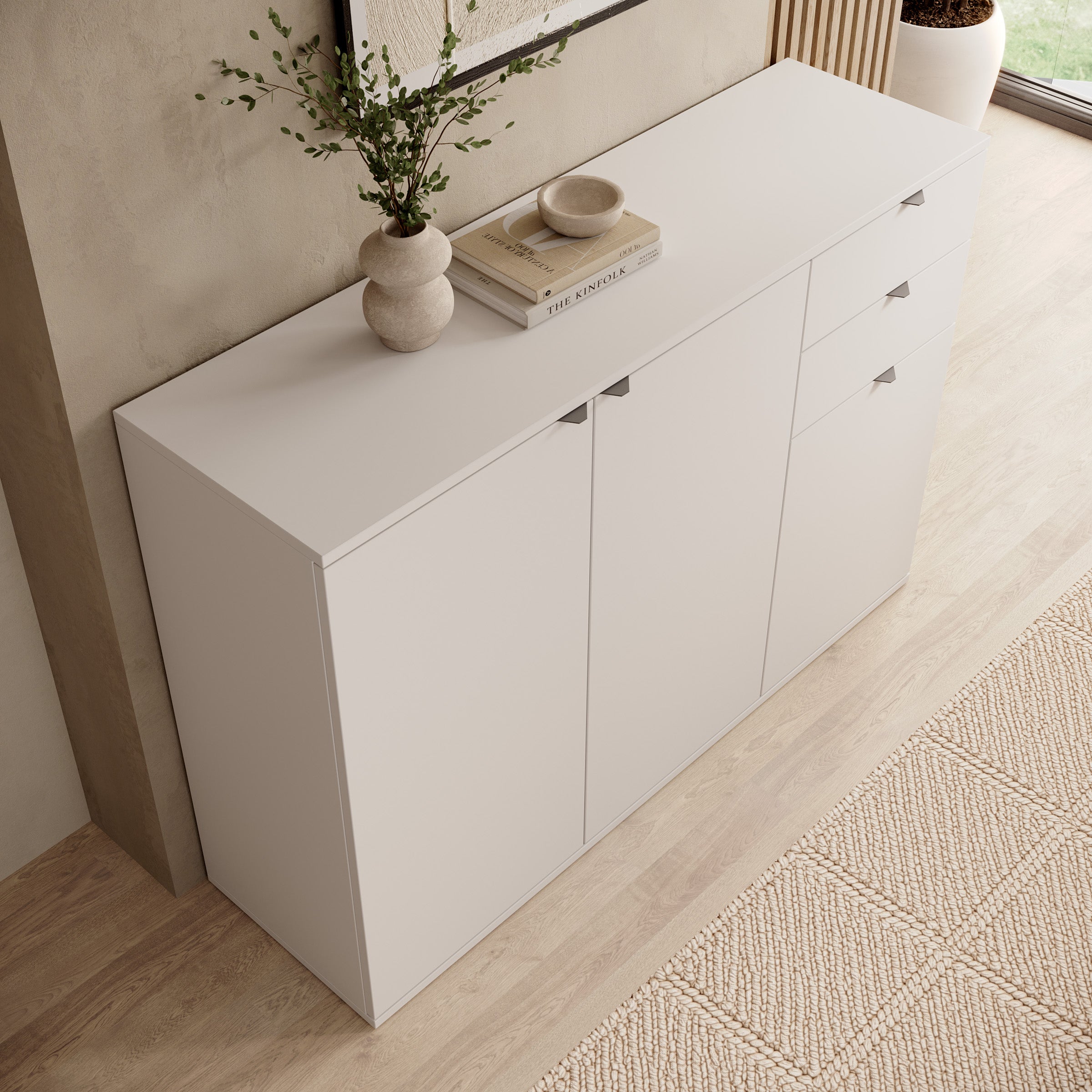 Torano - Dressoir - Wit - 120x35x84 cm