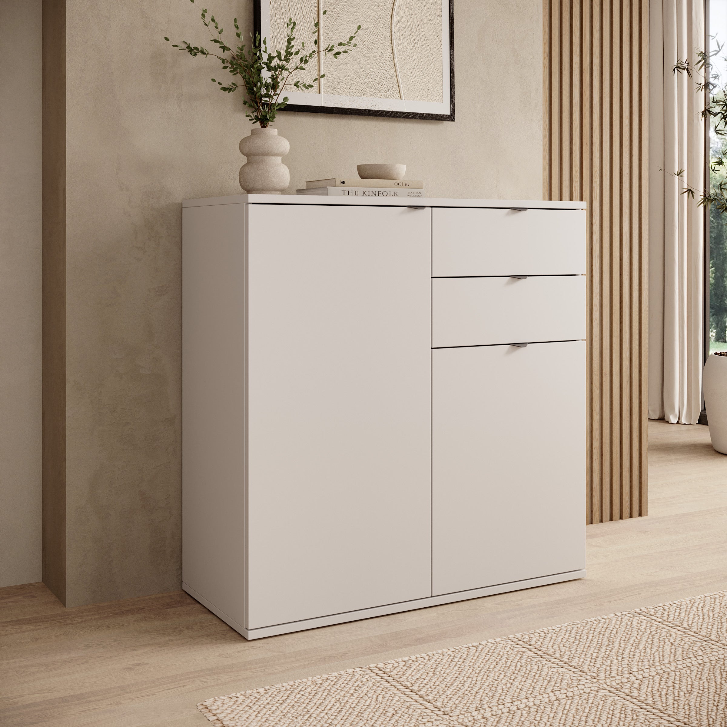 Torano - Dressoir - Wit - 80x35x84 cm