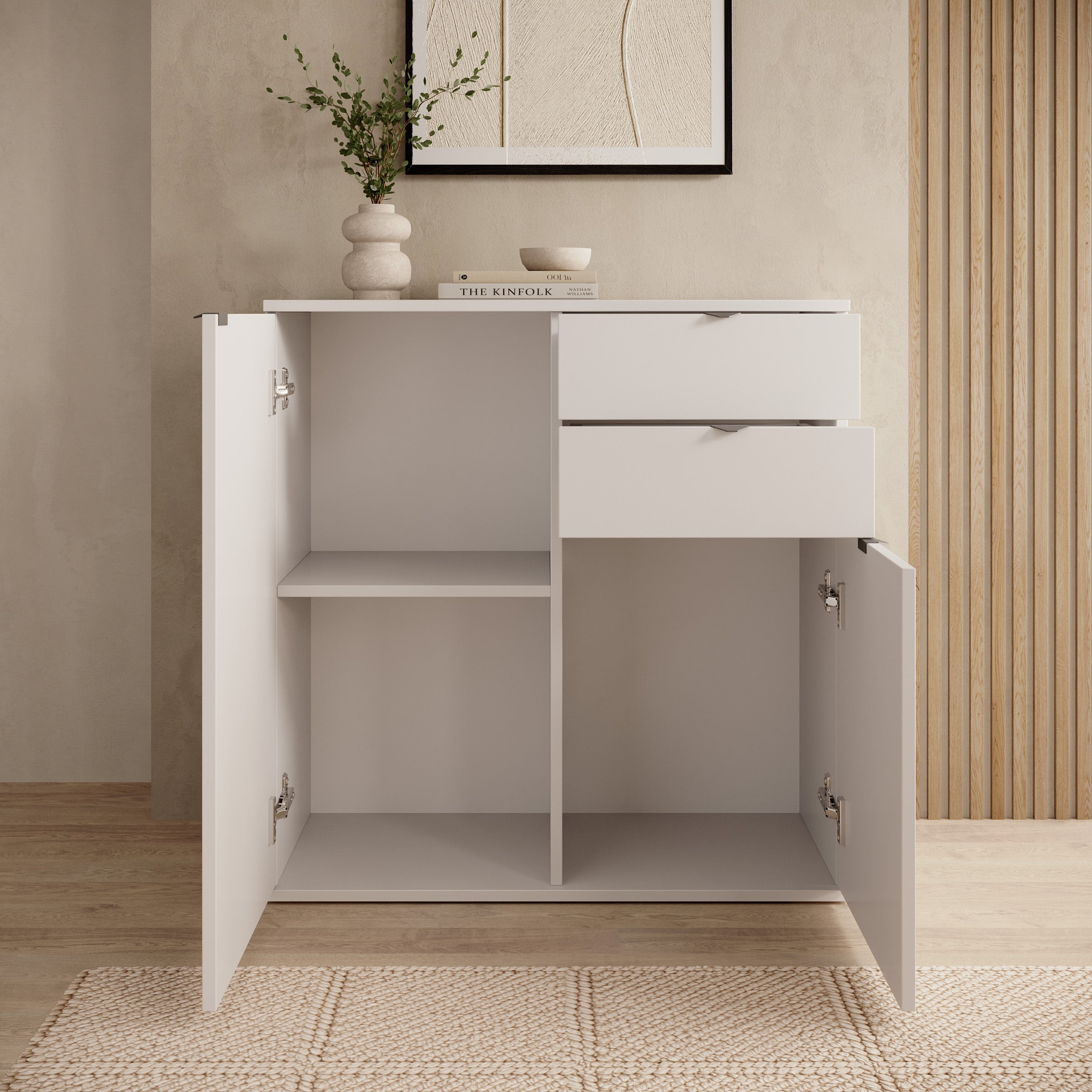 Torano - Dressoir - Wit - 80x35x84 cm