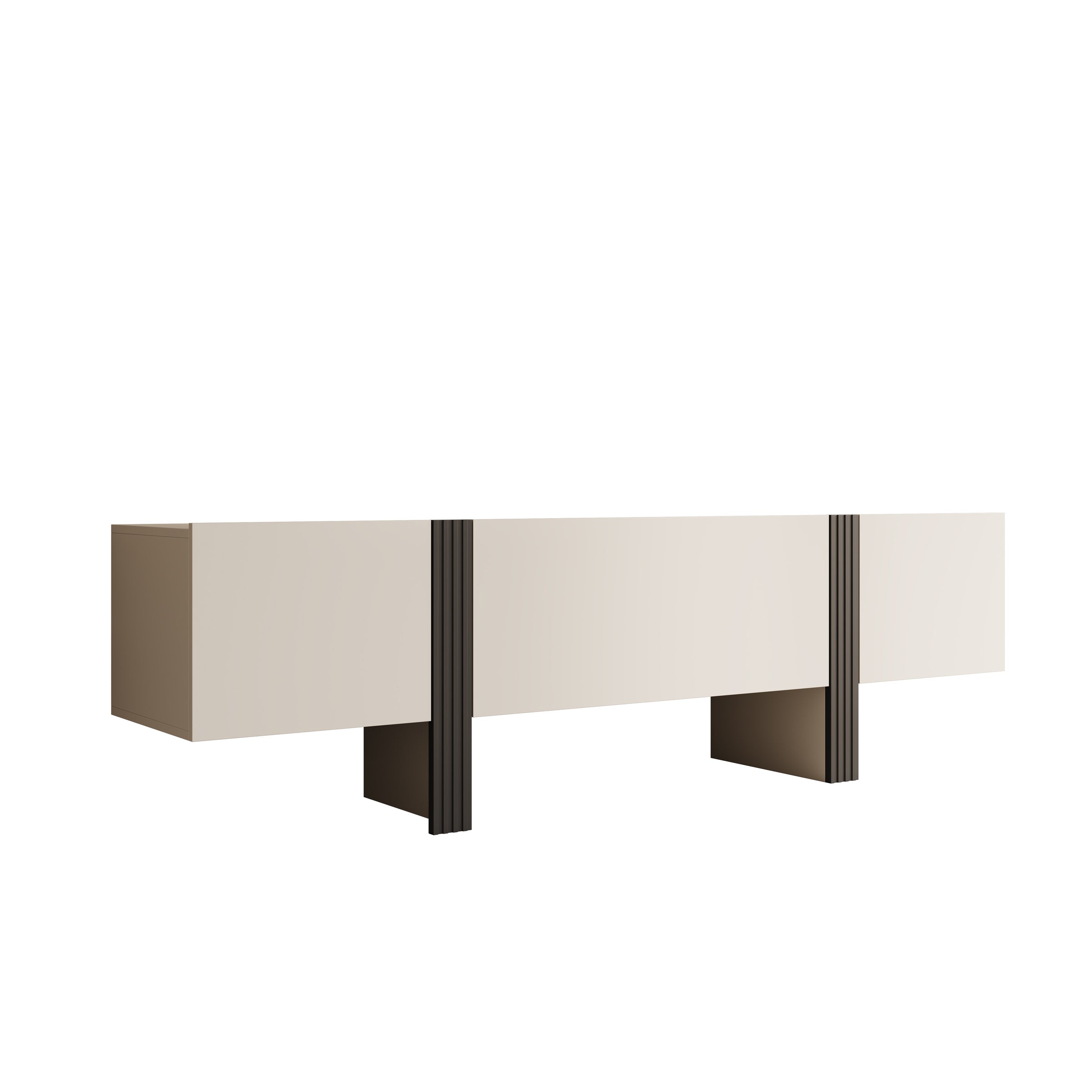 Torevia - TV-Meubel - Beige - 200x41x58 cm