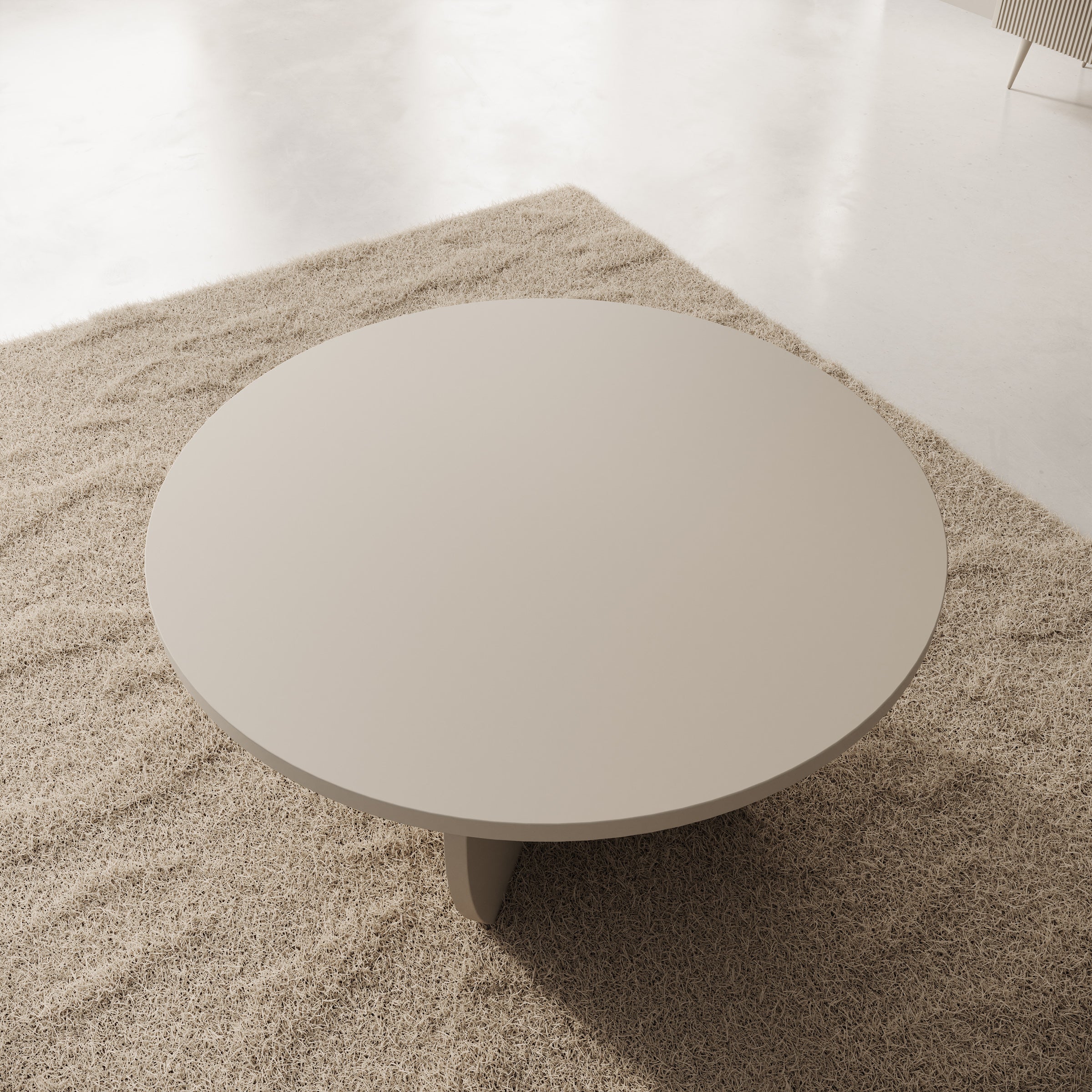Trada - Salontafel - Beige - 74x74x40 cm