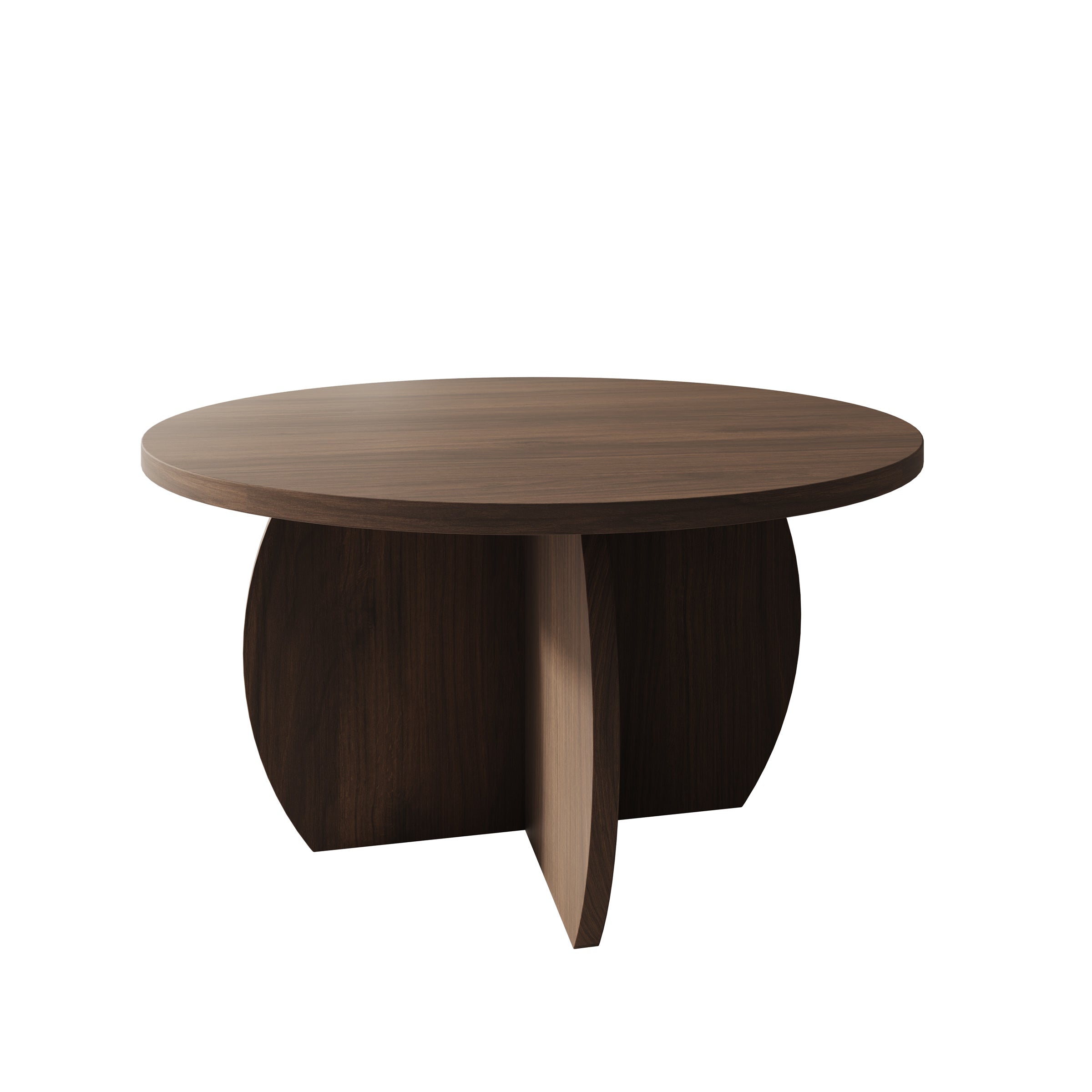 Trada - Salontafel - Donker eikenpatroon - 74x74x40 cm