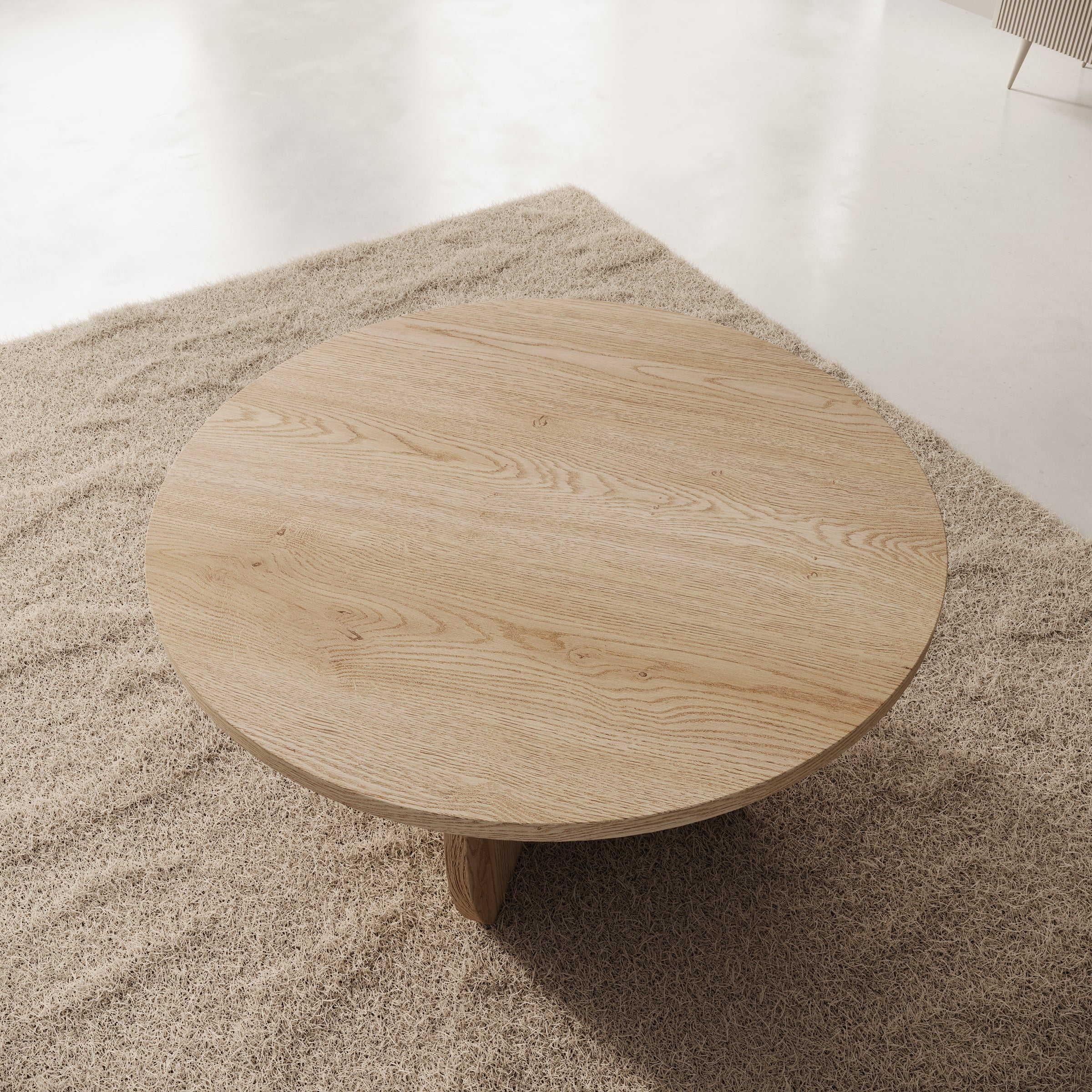 Trada - Salontafel - Licht eikenpatroon - 74x74x40 cm