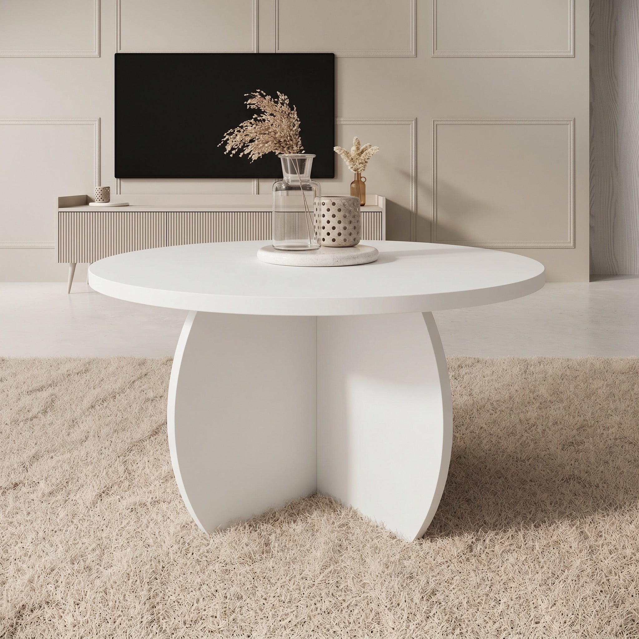 Trada - Salontafel - Wit - 74x74x40 cm
