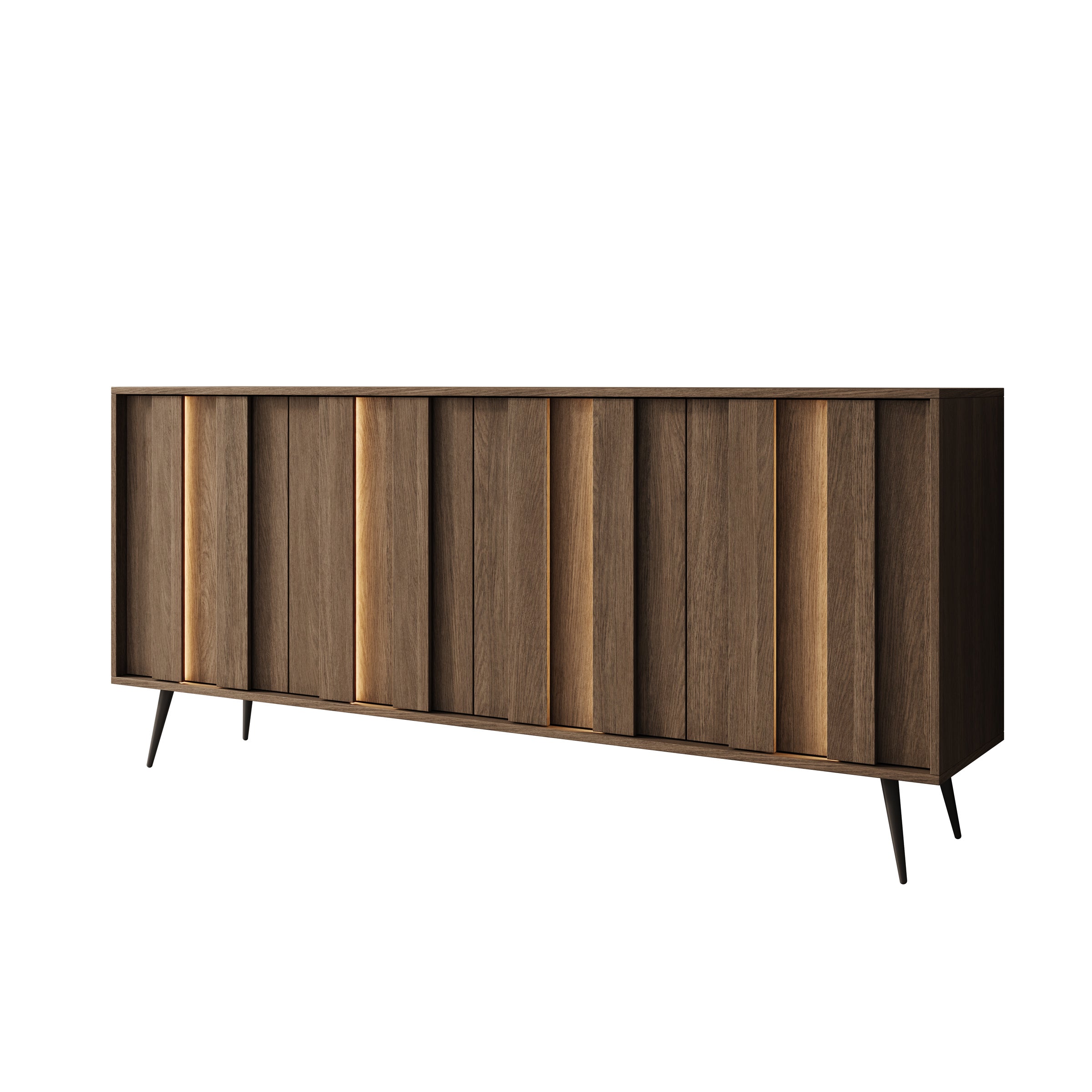 Umbra - Dressoir - Donker eikenpatroon - 183x40x83 cm