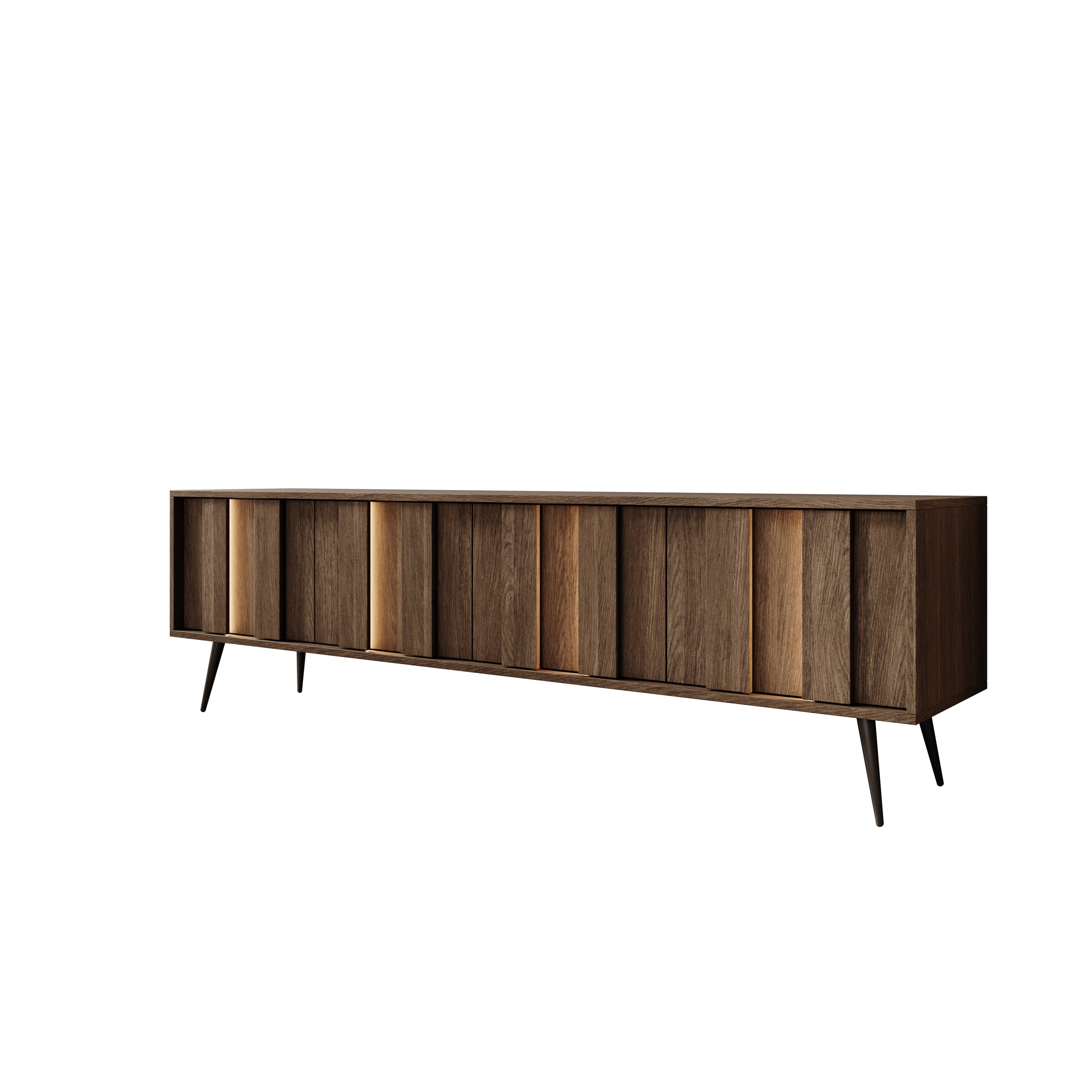 Umbra - TV-Meubel - Donker eikenpatroon - 183x40x54 cm
